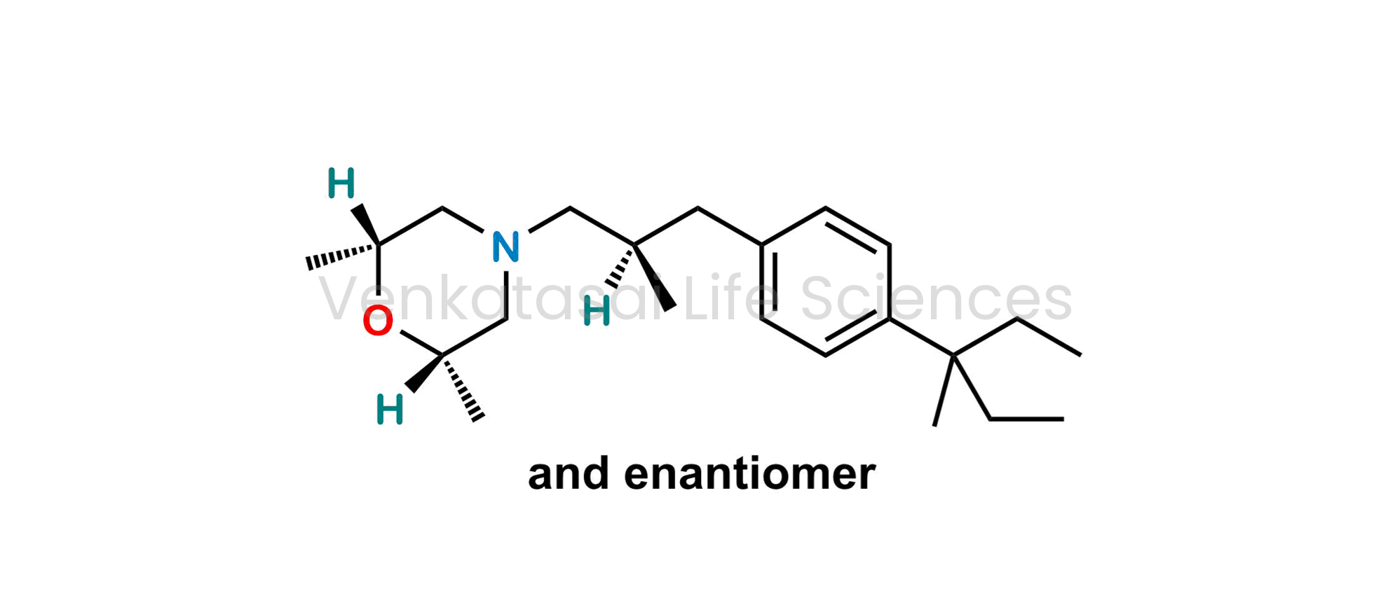 2,6-dimethyl-4-(2-methyl-3-(4-(3-methylpentan-3-yl)phenyl)propyl)morpholine