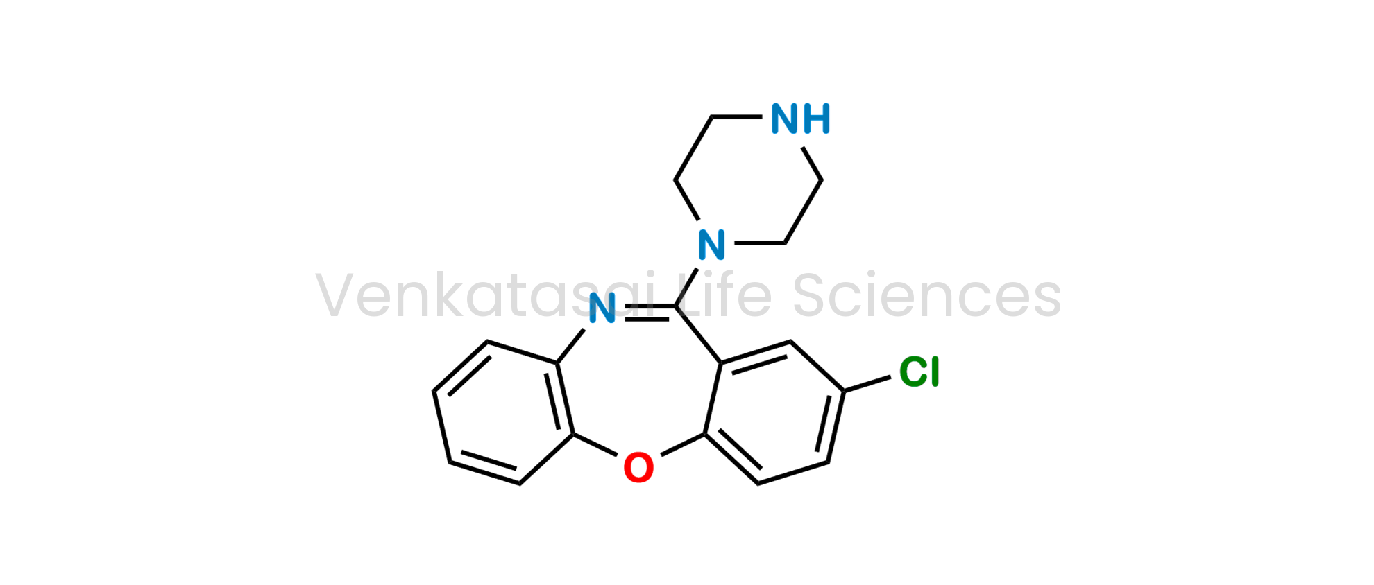 2-chloro-11-(piperazin-1-yl)dibenzo[b,f][1,4]oxazepine
