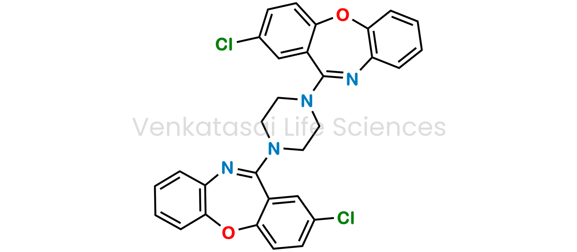 1,4-bis(2-chlorodibenzo[b,f][1,4]oxazepin-11-yl)piperazine