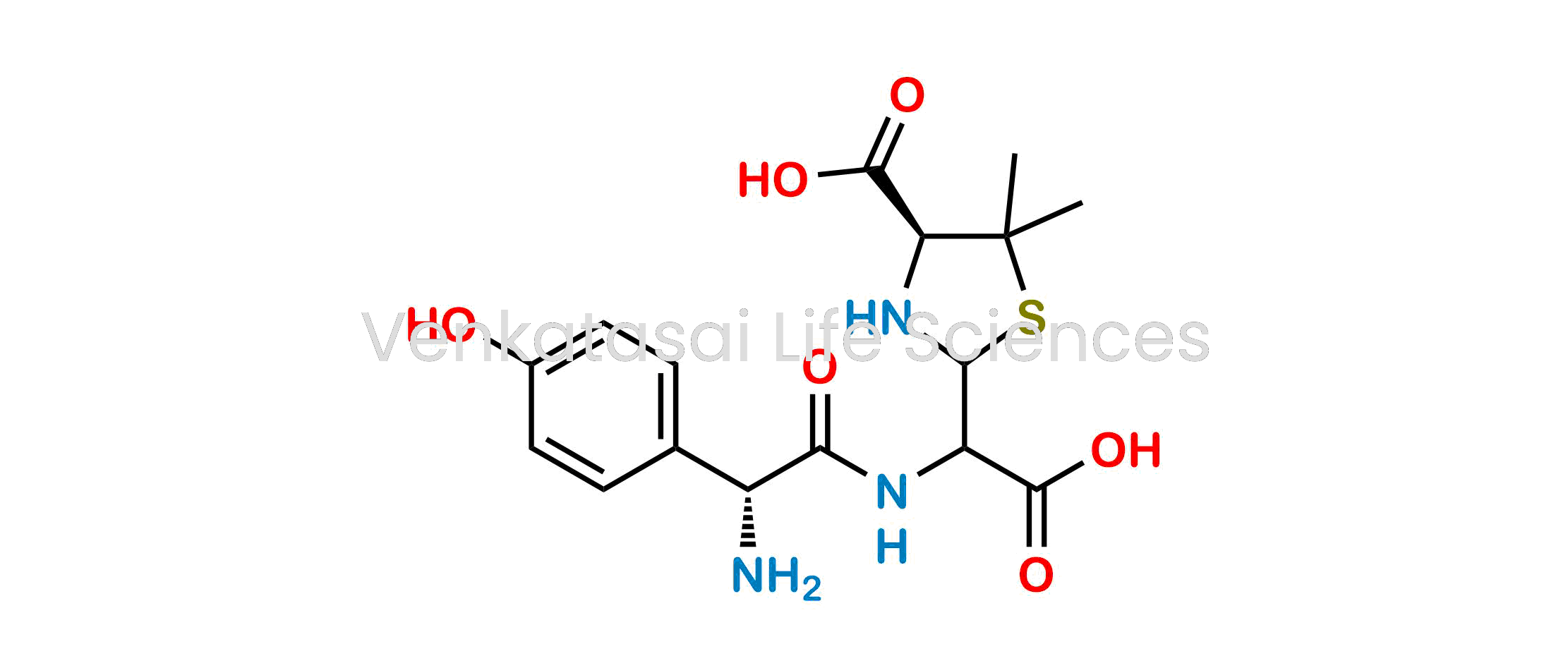 (4S)-2-(((R)-2-Amino-2-(4-hydroxyphenyl)acetamido)(carboxy)methyl)-5,5-dimethylthiazolidine-4-carboxylic Acid