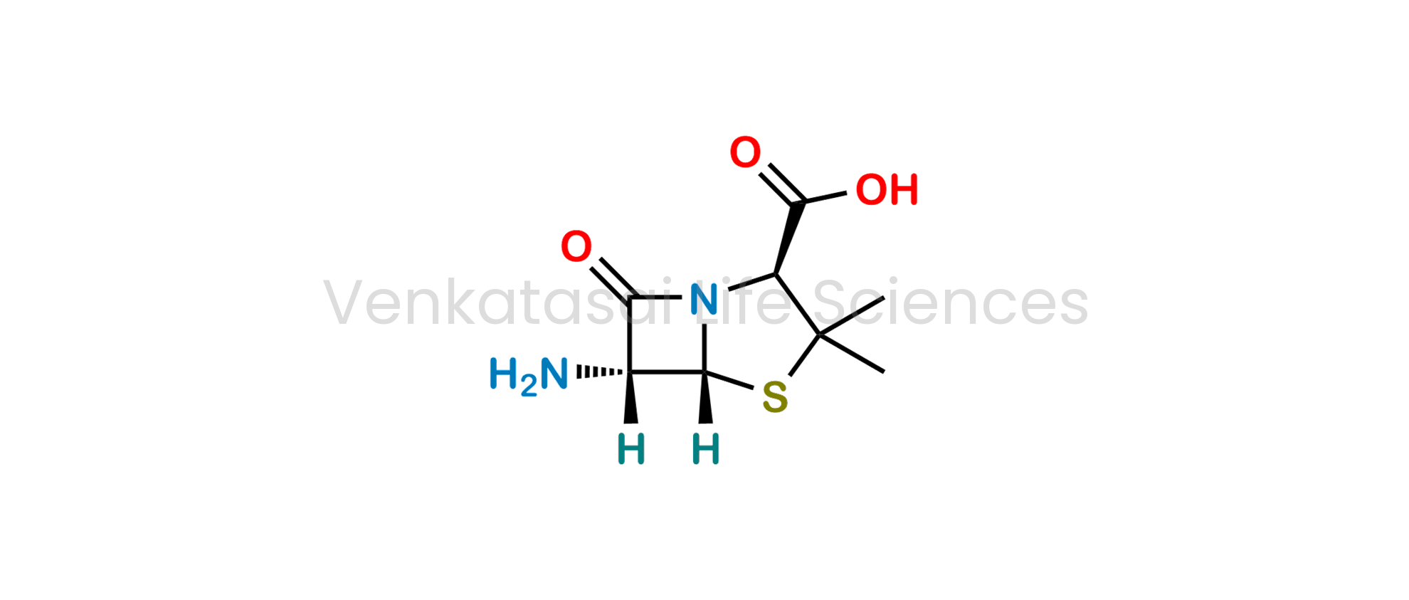 (2S,5R,6R)-6-amino-3,3-dimethyl-7-oxo-4-thia-1-azabicyclo[3.2.0]heptane-2-carboxylic acid  (as per EP  and USP)