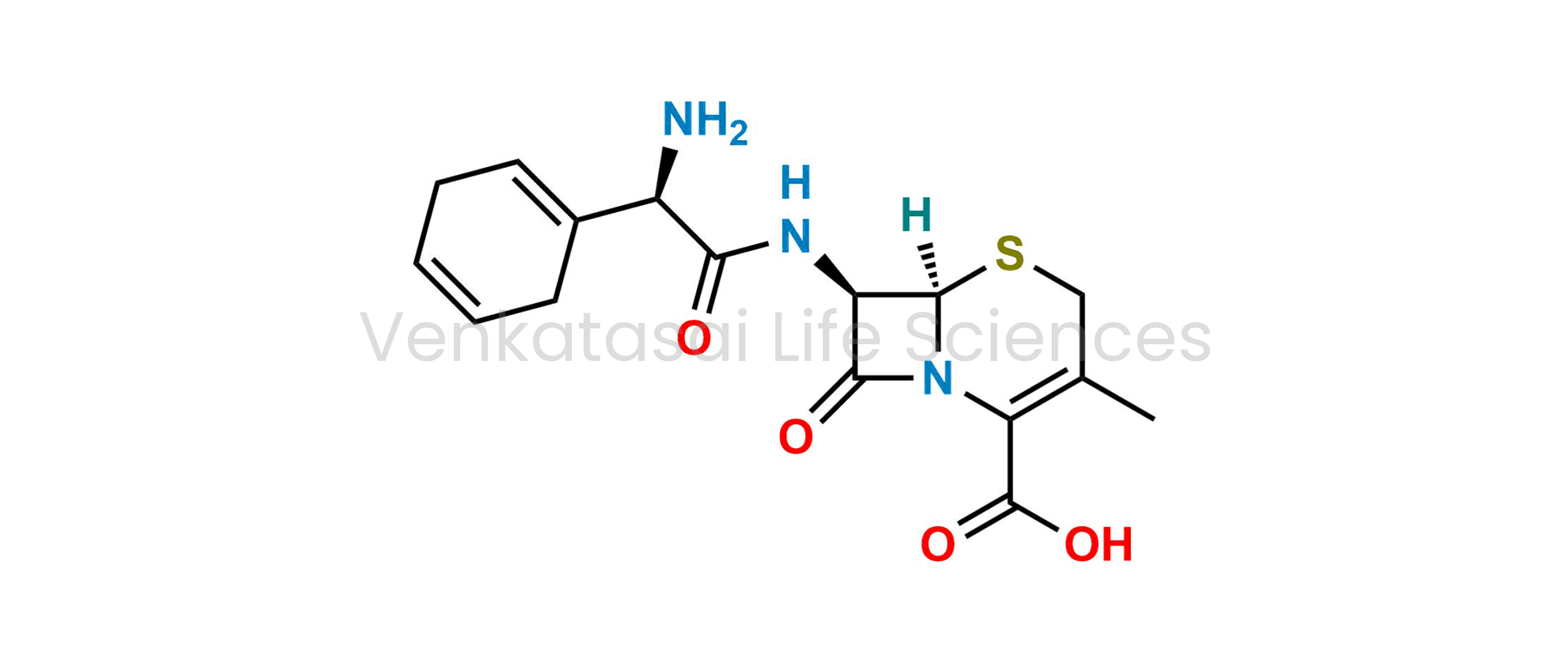 (6R,7R)-7-((R)-2-amino-2-(cyclohexa-1,4-dien-1-yl)acetamido)-3-methyl-8-oxo-5-thia-1-azabicyclo[4.2.0]oct-2-ene-2-carboxylic acid