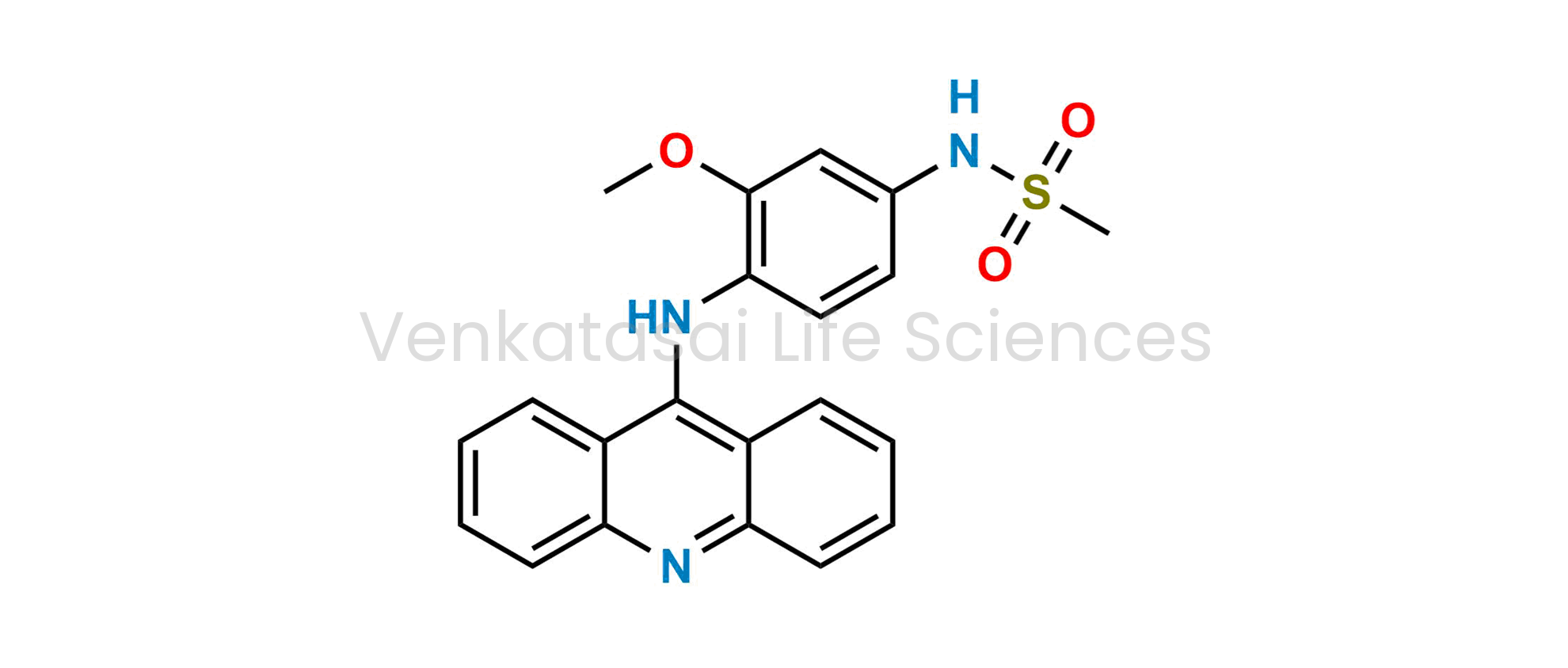 N-(4-(acridin-9-ylamino)-3-methoxyphenyl)methanesulfonamide