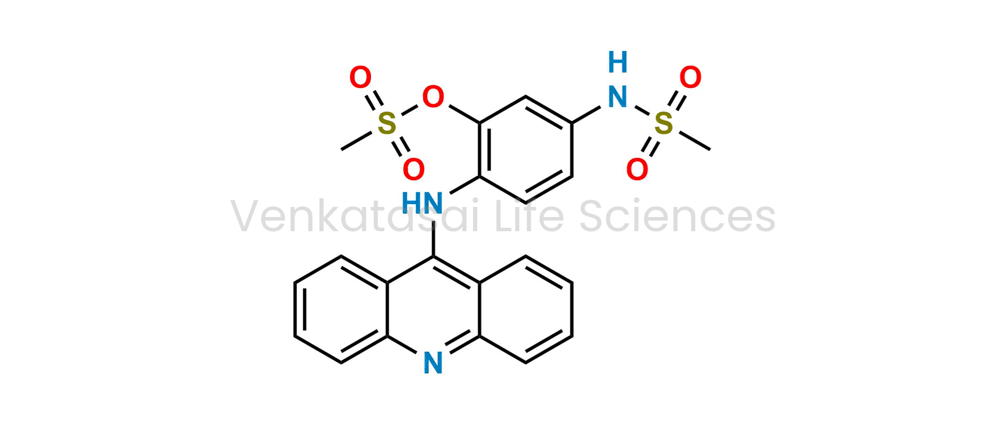 2-(Acridin-9-ylamino)-5-(methylsulfonamido)phenyl methanesulfonate
