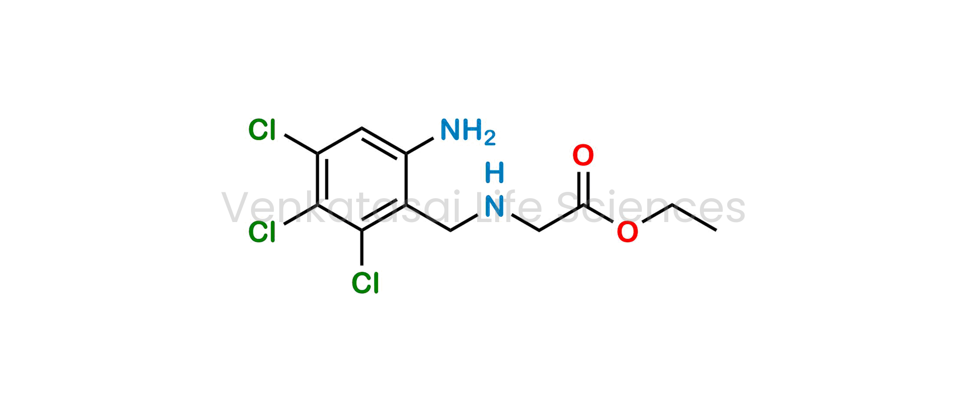 ethyl (6-amino-2,3,4-trichlorobenzyl)glycinate