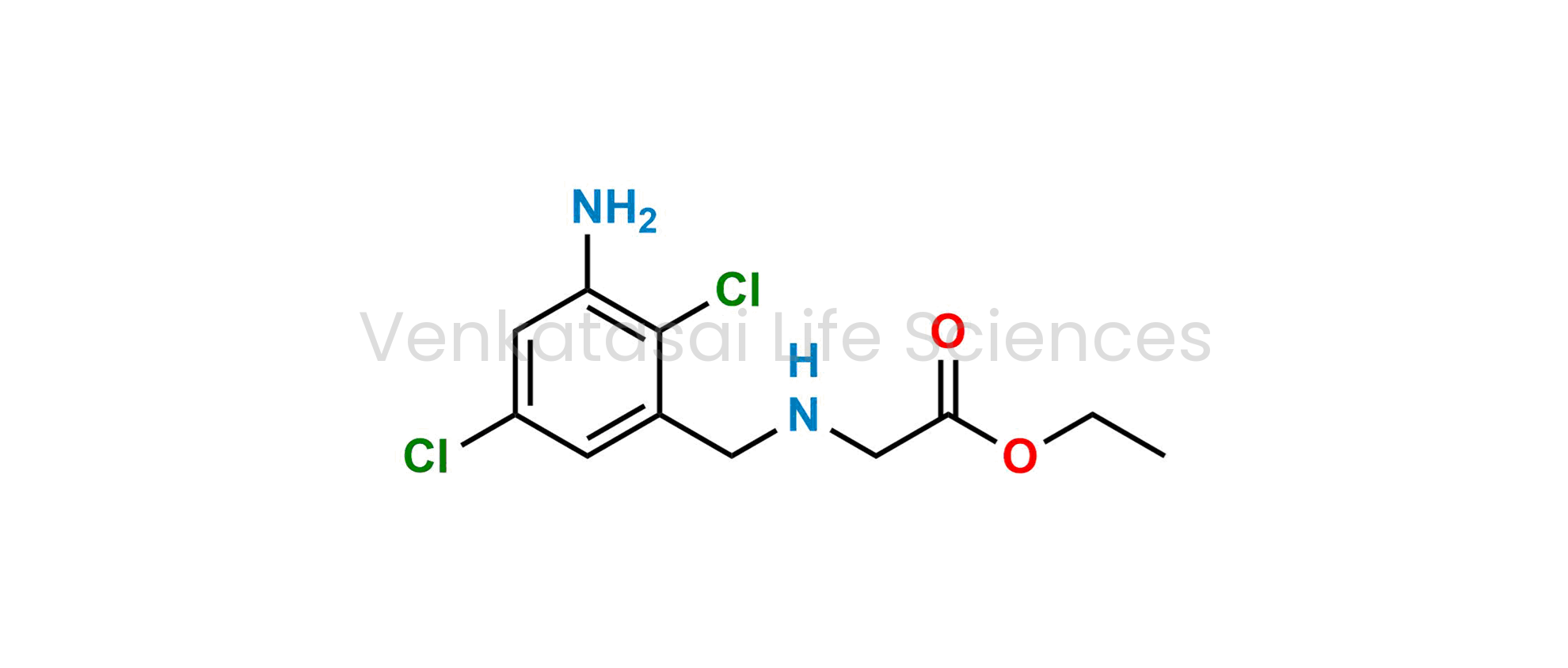 Ethyl (3-amino-2,5-dichlorobenzyl)glycinate