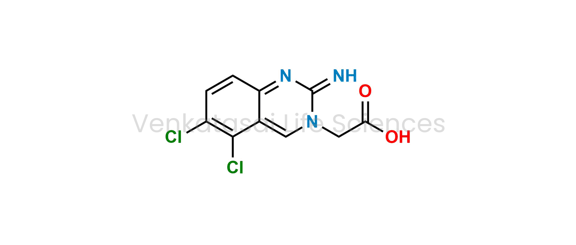2-(5,6-dichloro-2-iminoquinazolin-3(2H)-yl)acetic acid