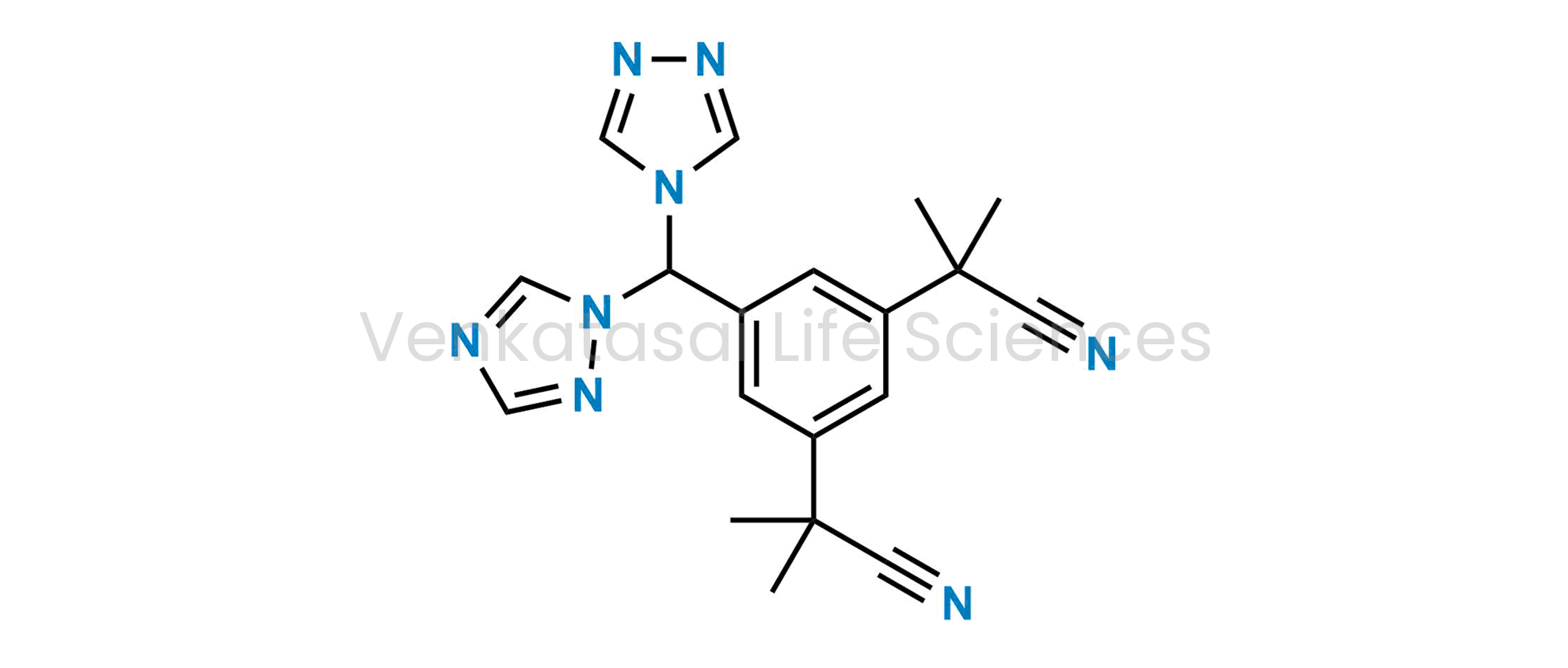 2,2'-(5-((1H-1,2,4-triazol-1-yl)(4H-1,2,4-triazol-4-yl)methyl)-1,3-phenylene)bis(2-methylpropanenitrile)