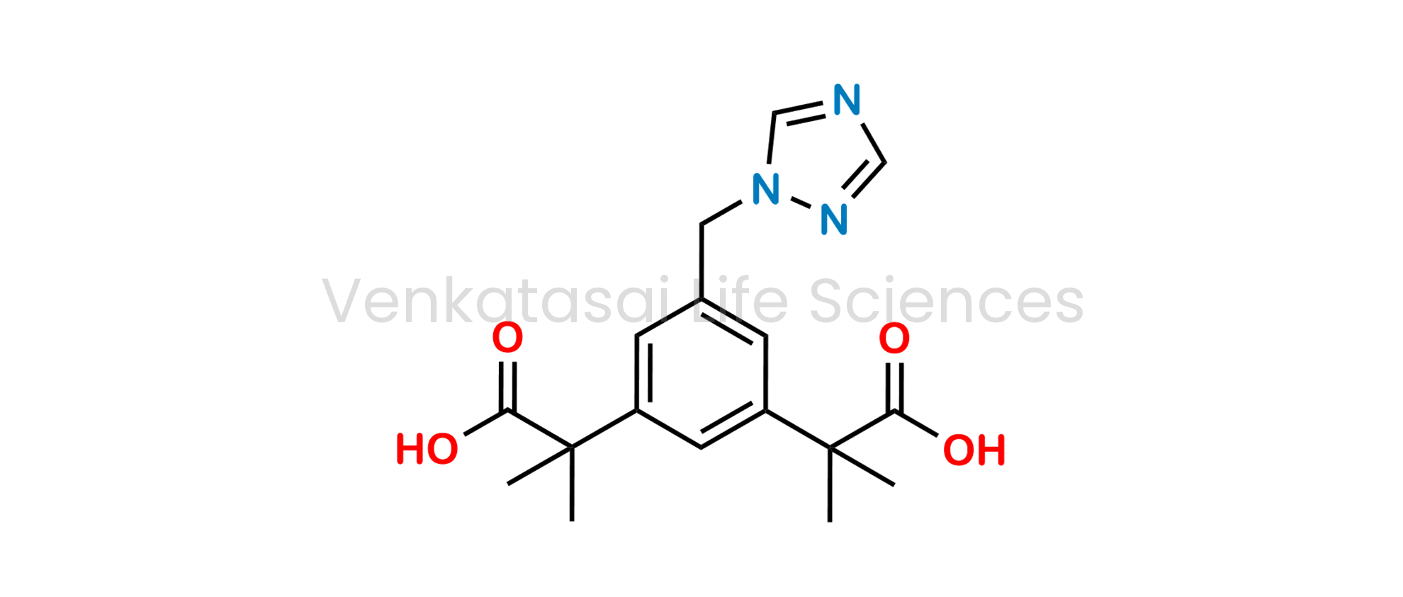 2,2?-{5-[(1H-1,2,4-Triazol-1-yl)methyl]-1,3-phenylene}bis(2-methylpropanoic acid) (as per USP)