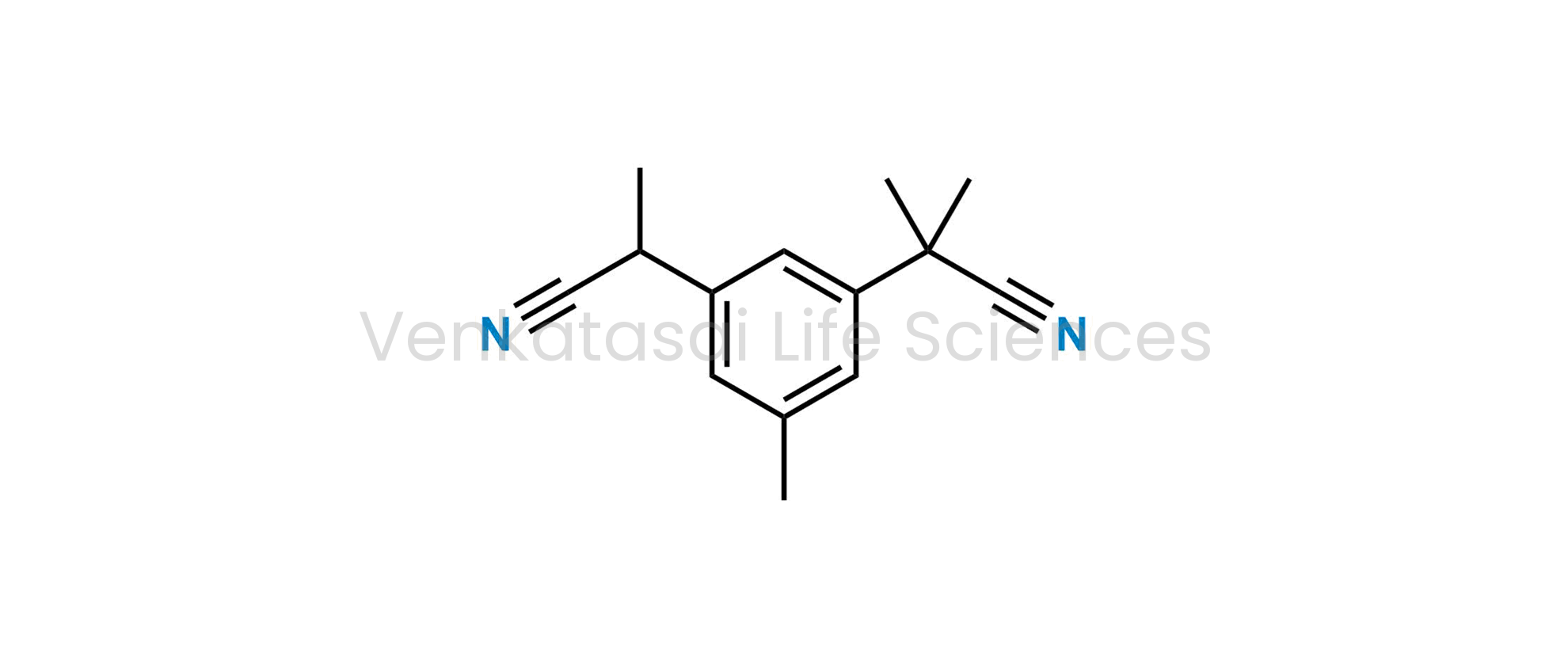 2-(3-(1-Cyanoethyl)-5-methylphenyl)-2-methylpropanenitrile