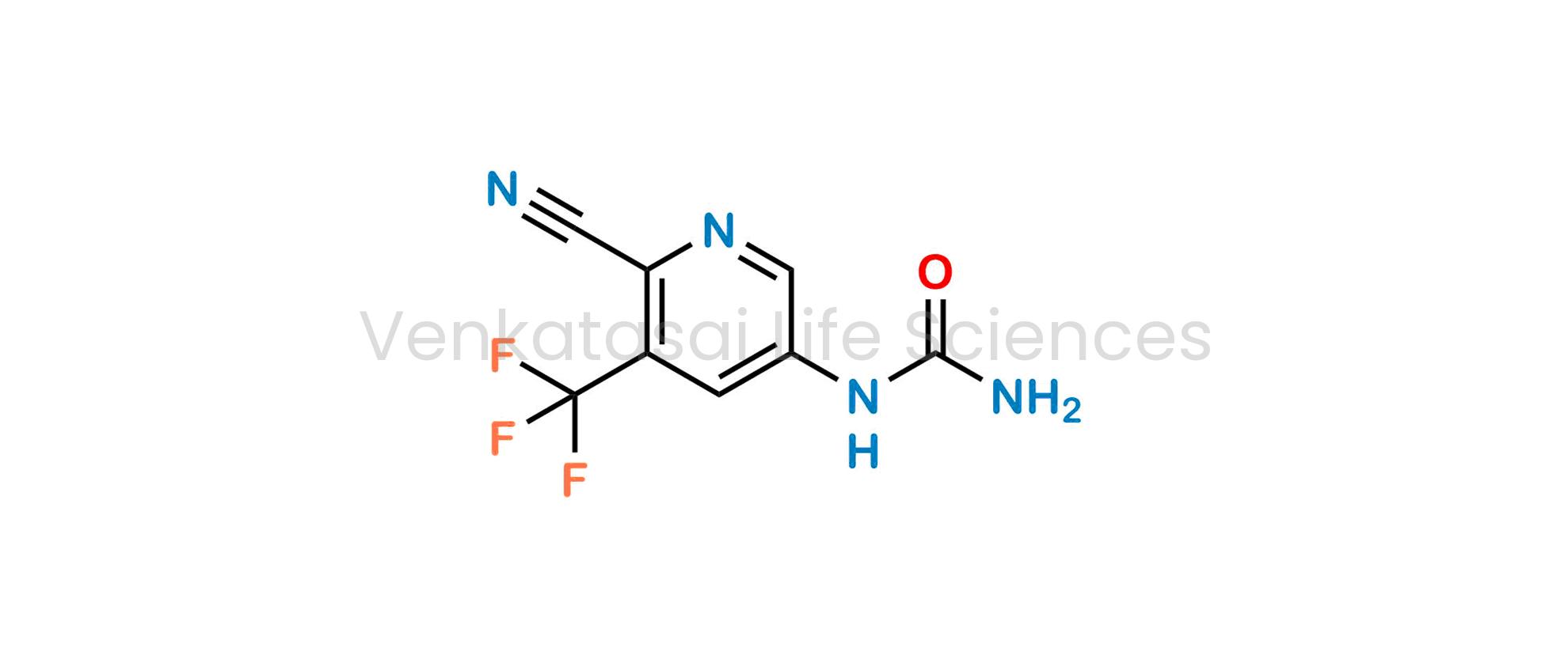 1-(6-Cyano-5-(trifluoromethyl)pyridin-3-yl)urea