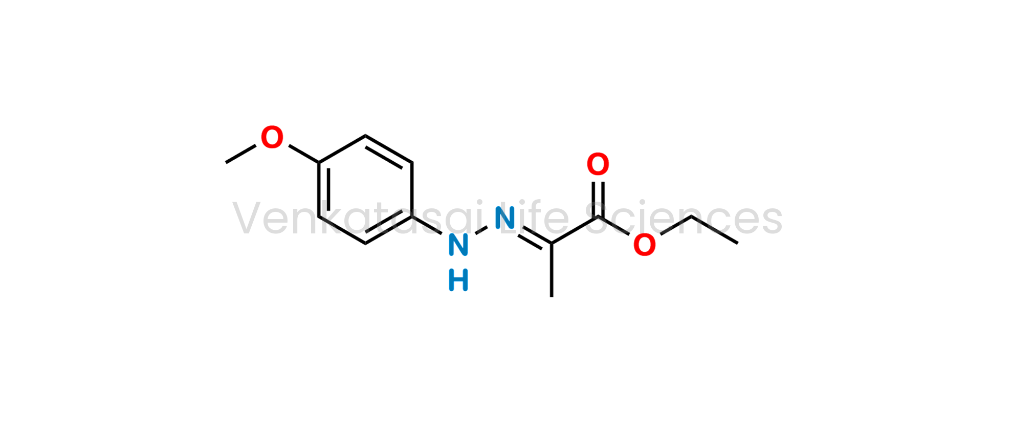 ethyl (E)-2-(2-(4-methoxyphenyl)hydrazono)propanoate