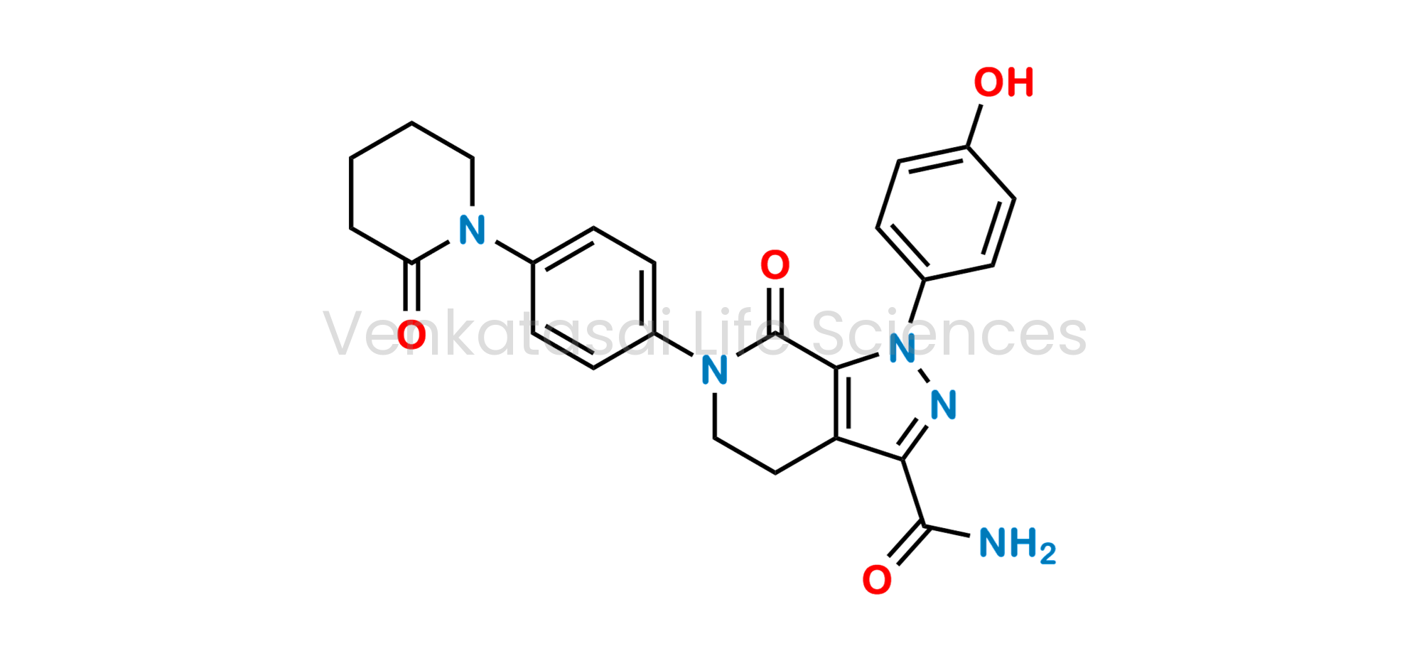 1-(4-hydroxyphenyl)-7-oxo-6-(4-(2-oxopiperidin-1-yl)phenyl)-4,5,6,7-tetrahydro-1H-pyrazolo[3,4-c]pyridine-3-carboxamide