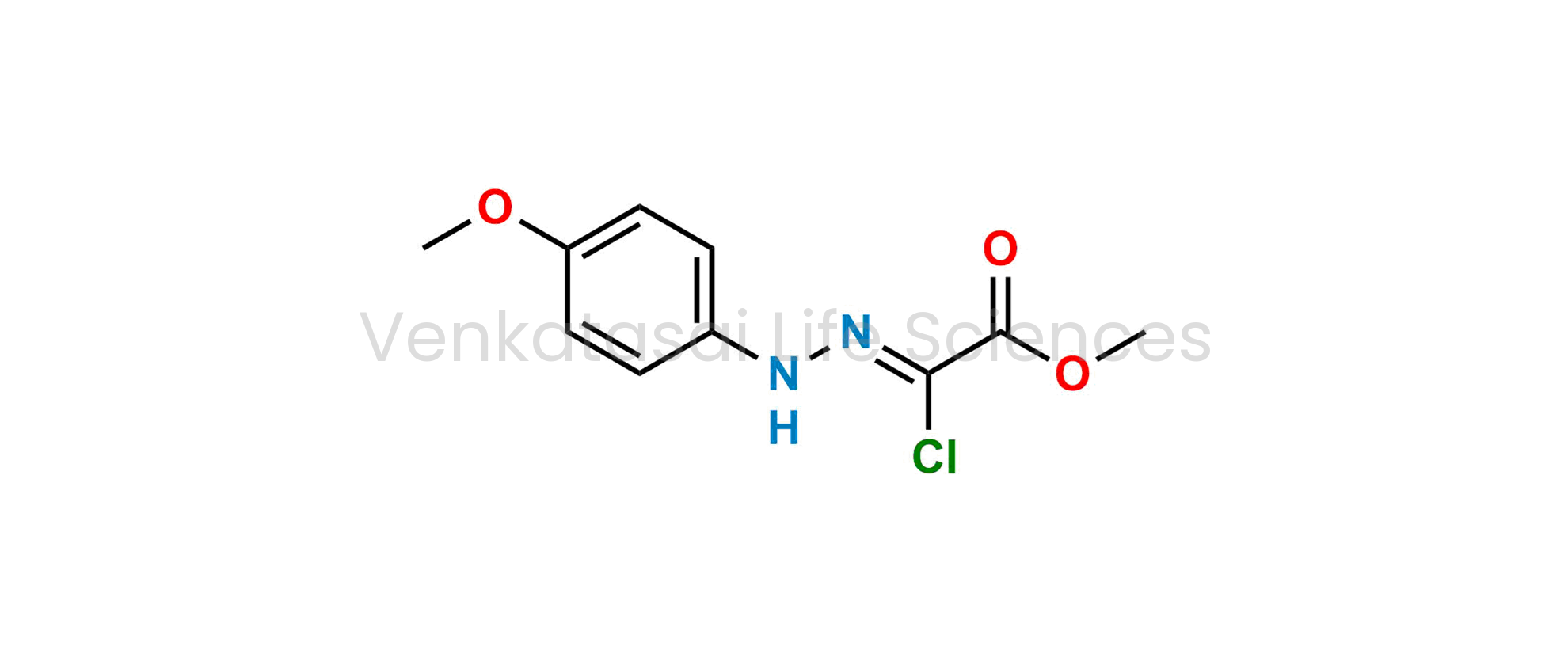 Methyl (Z)-2-chloro-2-(2-(4-methoxyphenyl)hydrazono)acetate