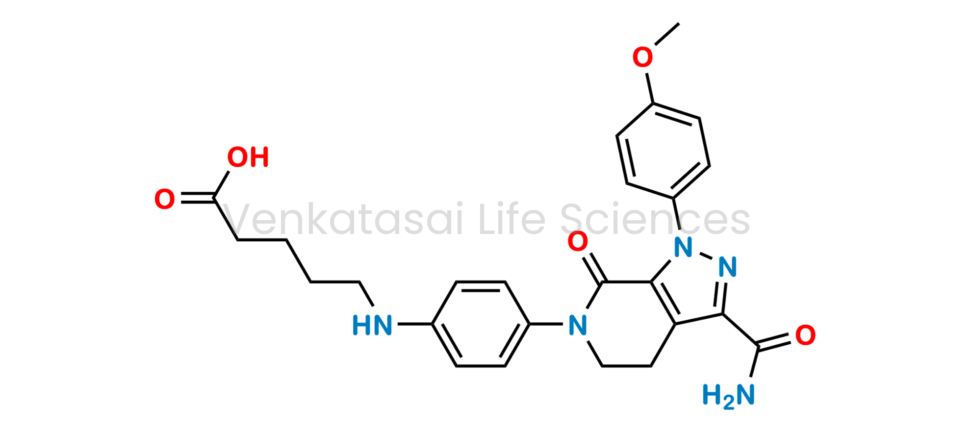 5-((4-(3-Carbamoyl-1-(4-methoxyphenyl)-7-oxo-1,4,5,7-tetrahydro-6H-pyrazolo[3,4-c]pyridin-6-yl)phenyl)amino)pentanoic acid