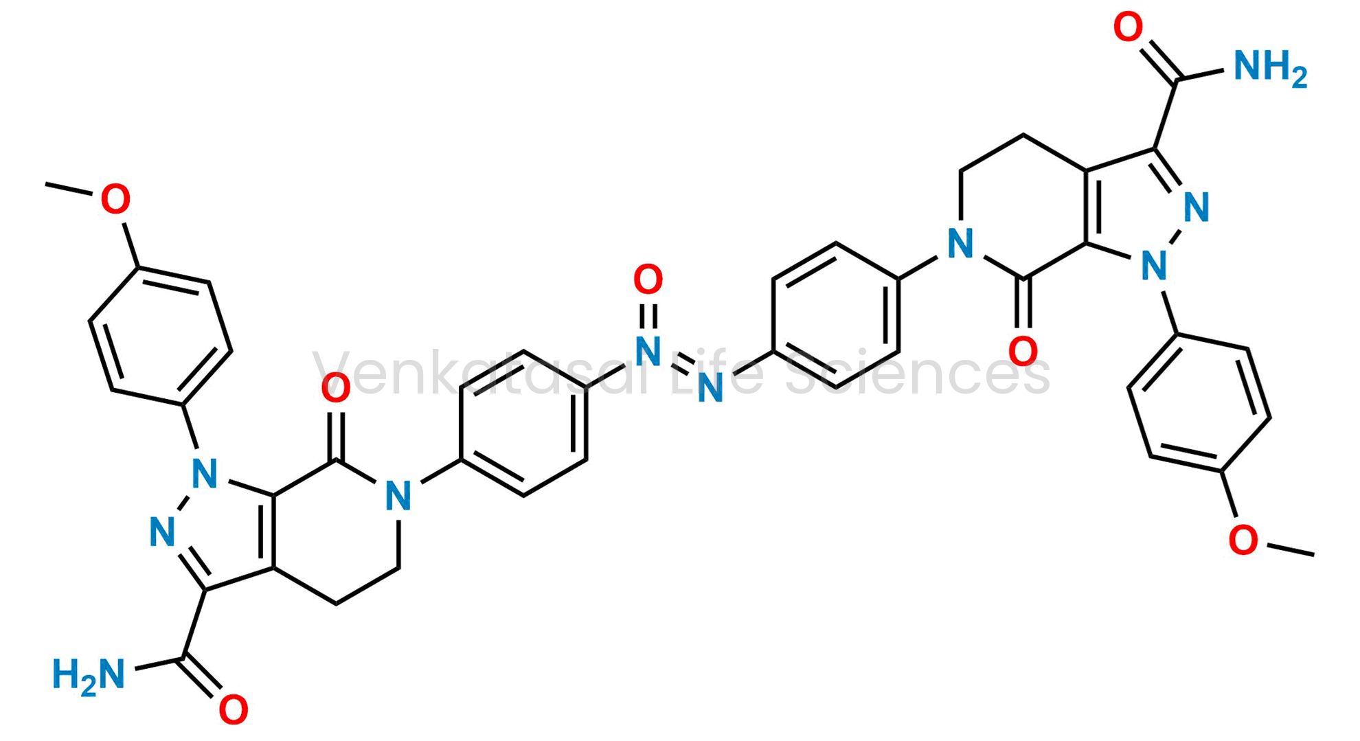 (Z)-1,2-bis(4-(3-carbamoyl-1-(4-methoxyphenyl)-7-oxo-1,4,5,7-tetrahydro-6H-pyrazolo[3,4-c]pyridin-6-yl)phenyl)diazene 1-oxide