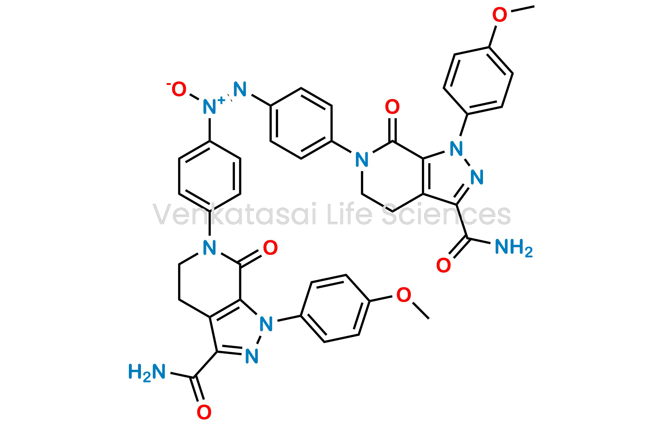(E)-1,2-bis(4-(3-carbamoyl-1-(4-methoxyphenyl)-7-oxo-1,4,5,7-tetrahydro-6H-pyrazolo[3,4-c]pyridin-6-yl)phenyl)diazene 1-oxide