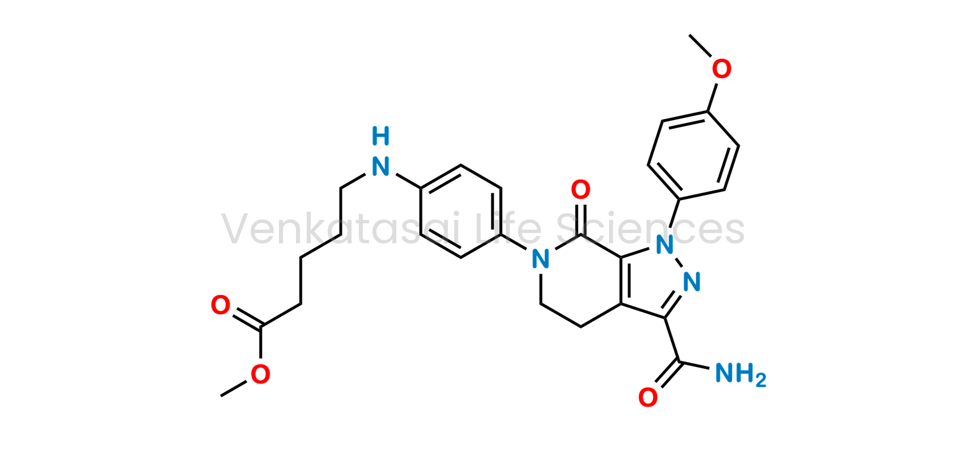 methyl 5-((4-(3-carbamoyl-1-(4-methoxyphenyl)-7-oxo-1,4,5,7-tetrahydro-6H-pyrazolo[3,4-c]pyridin-6-yl)phenyl)amino)pentanoate