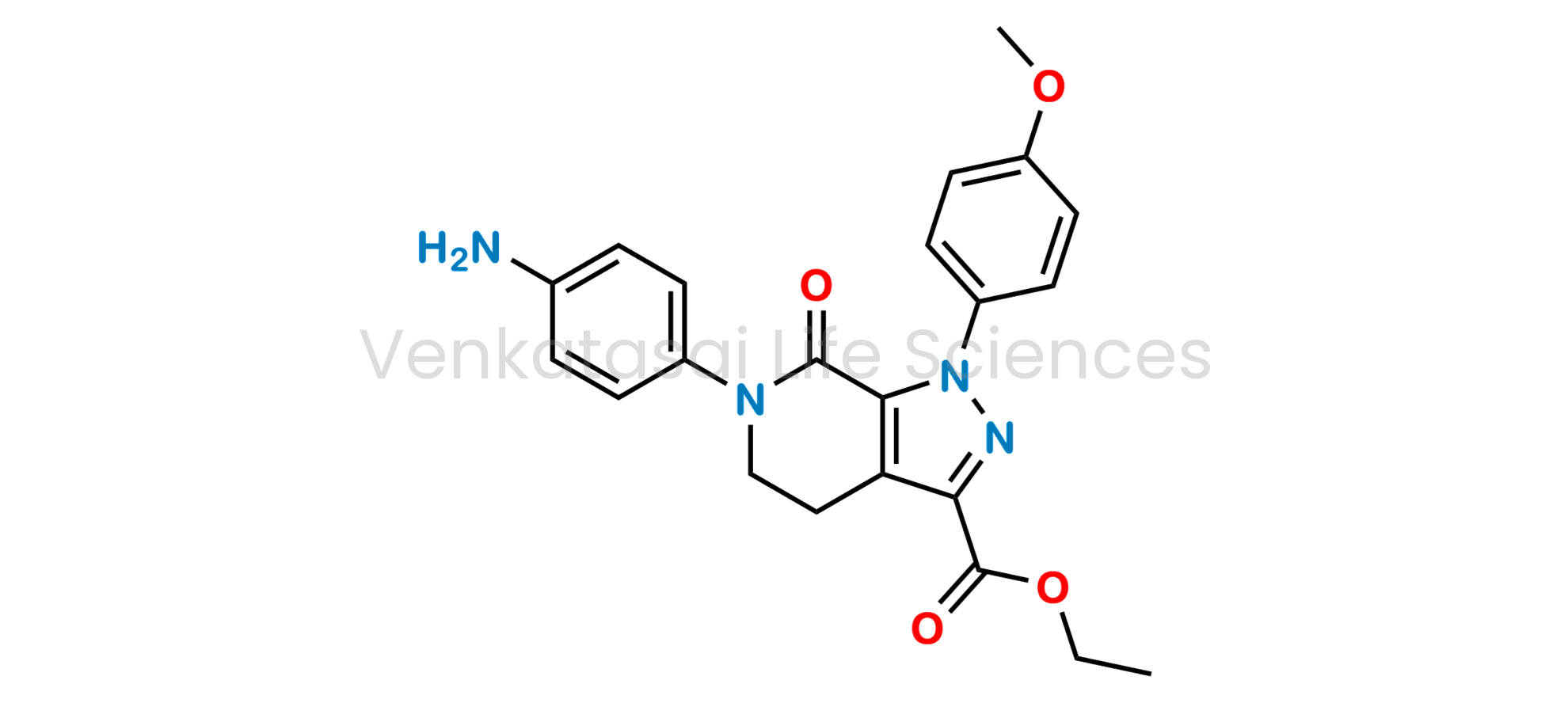 ethyl 6-(4-aminophenyl)-1-(4-methoxyphenyl)-7-oxo-4,5,6,7-tetrahydro-1H-pyrazolo[3,4-c]pyridine-3-carboxylate