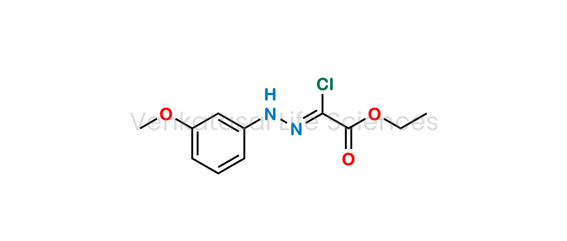 ethyl (Z)-2-chloro-2-(2-(3-methoxyphenyl)hydrazono)acetate