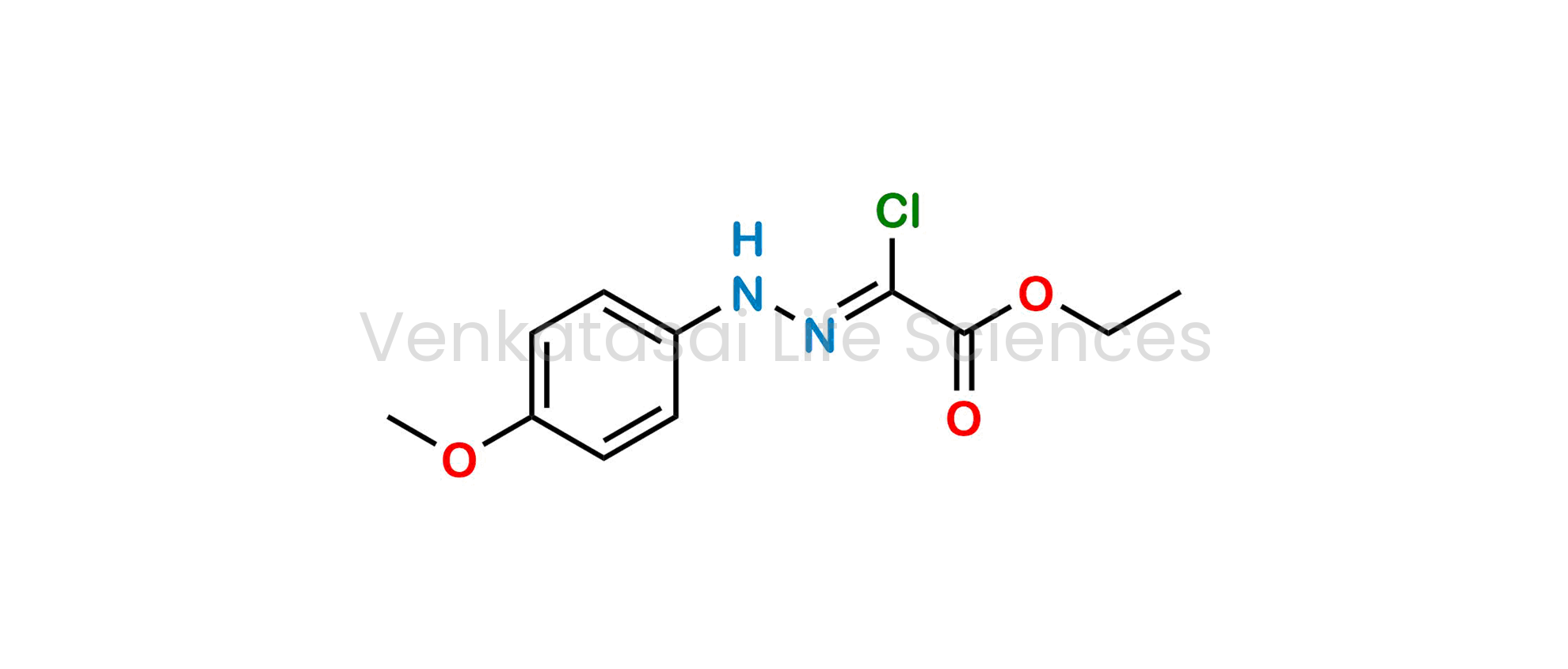 ethyl (Z)-2-chloro-2-(2-(4-methoxyphenyl)hydrazono)acetate