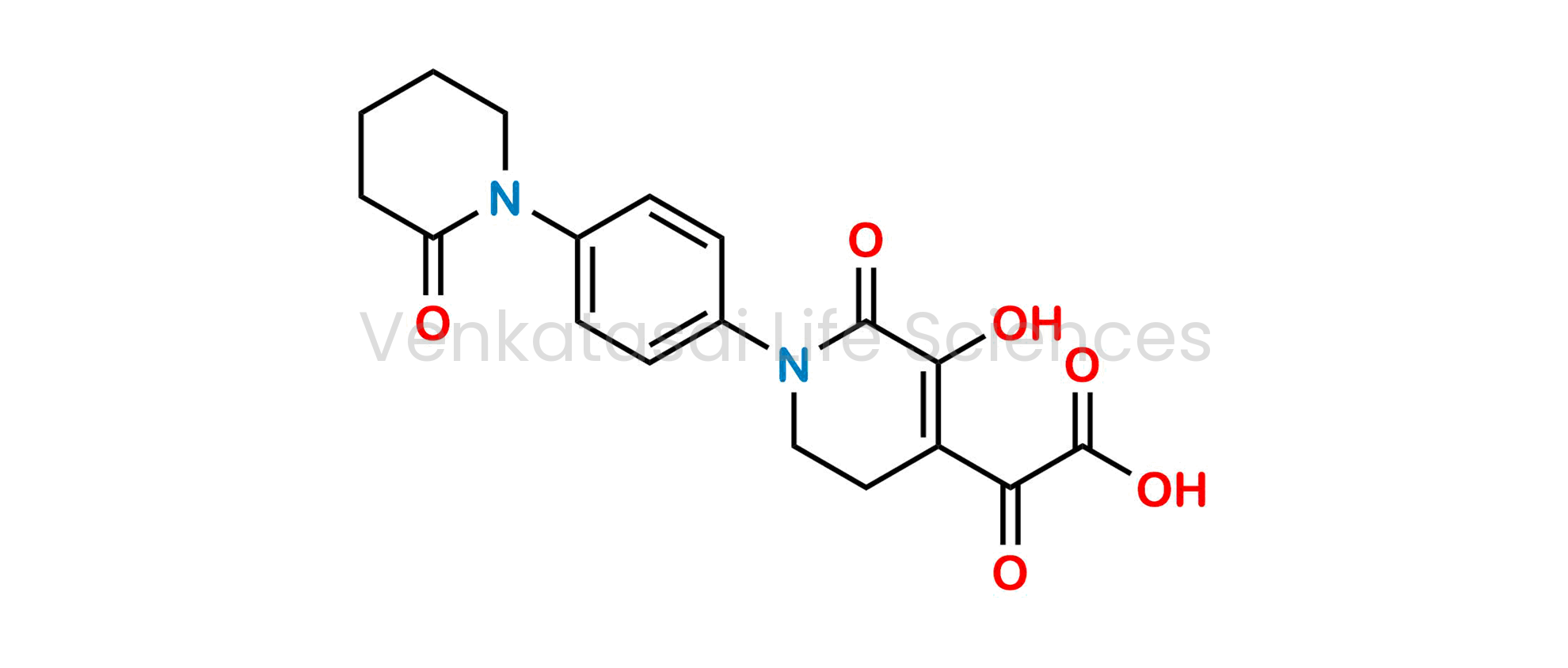 2-(5-hydroxy-6-oxo-1-(4-(2-oxopiperidin-1-yl)phenyl)-1,2,3,6-tetrahydropyridin-4-yl)-2-oxoacetic acid