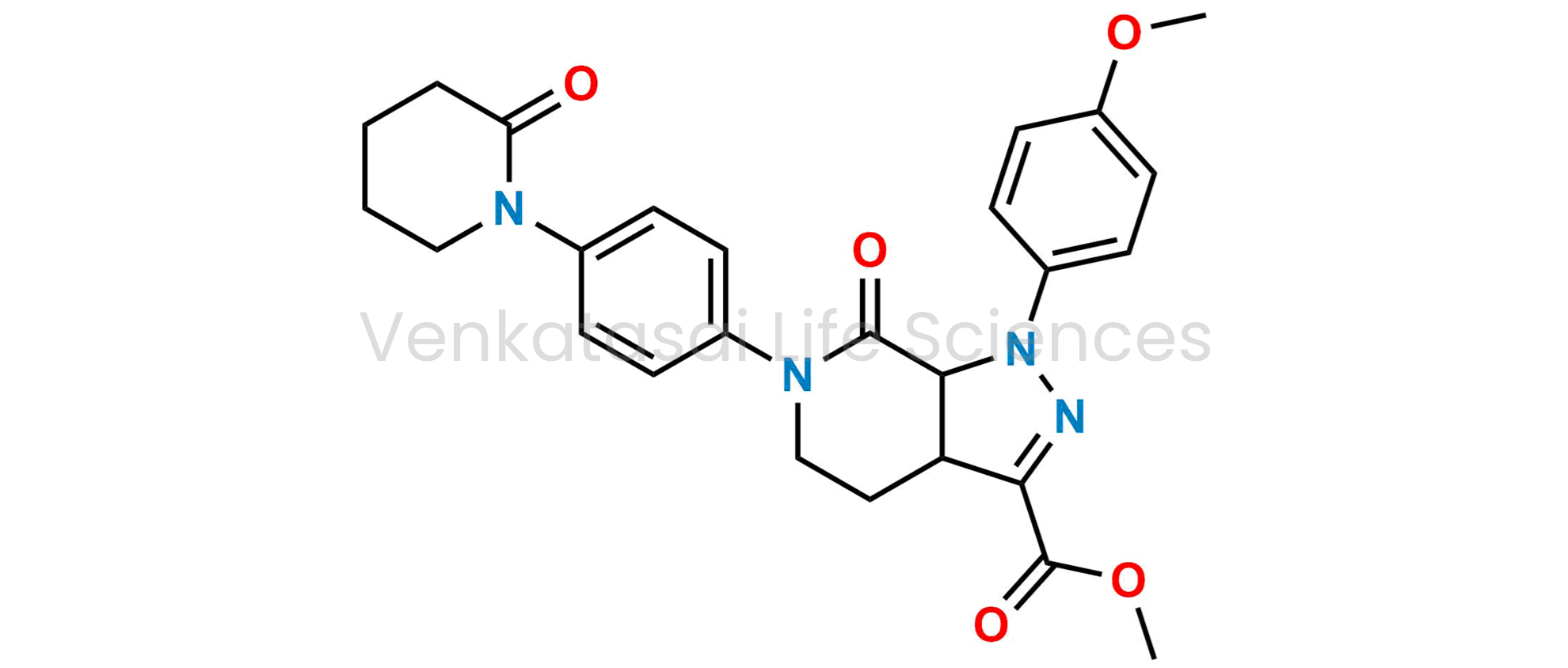 Methyl 1-(4-methoxyphenyl)-7-oxo-6-(4-(2-oxopiperidin-1-yl)phenyl)-3a,4,5,6,7,7a-hexahydro-1H-pyrazolo[3,4-c]pyridine-3-carboxylate