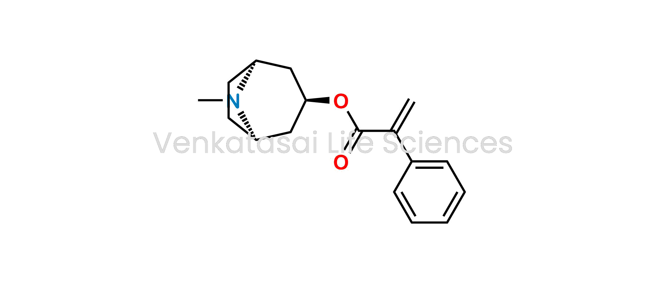 ?(1R,3r,5S)-8-methyl-8-azabicyclo[3.2.1]octan-3-yl 2-phenylacrylate?