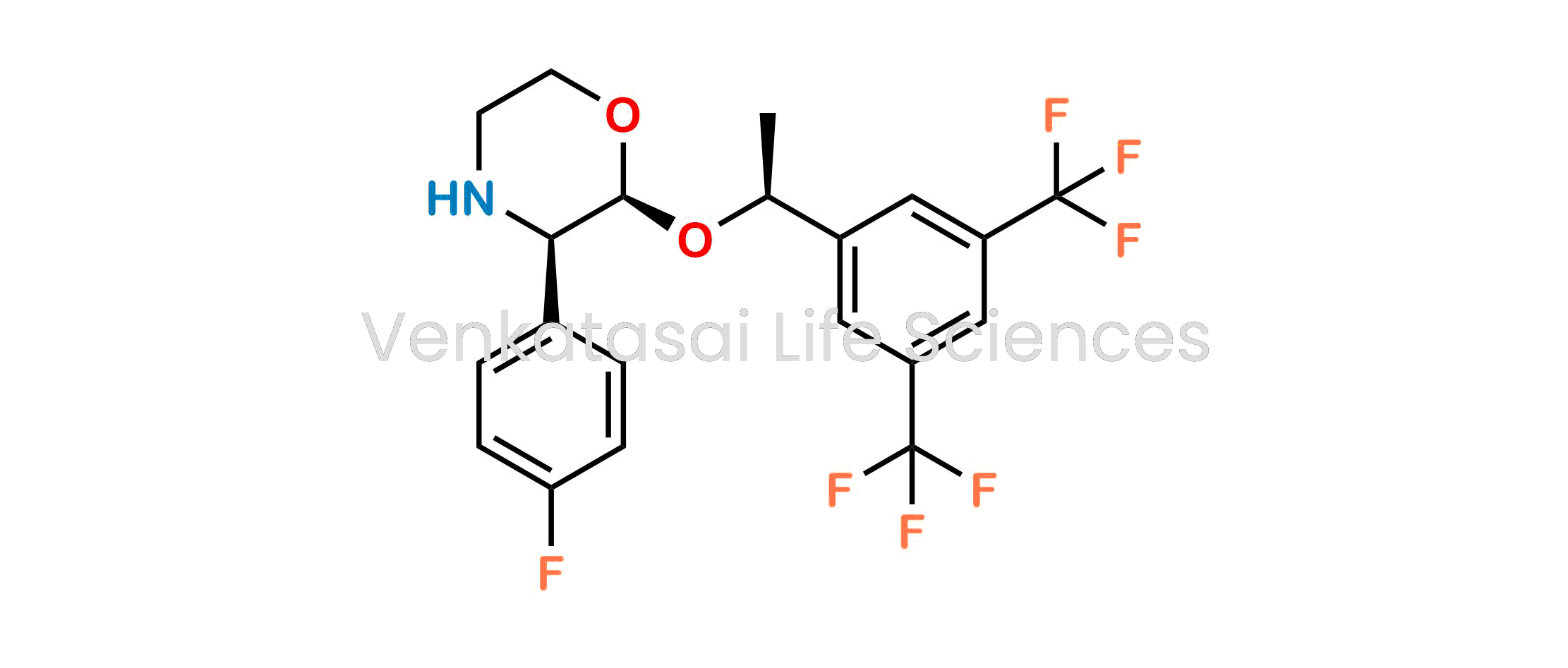 (2S,3R)-2-((1S)-1-(3,5-Bis(trifluoromethyl)phenyl)ethoxy)-3-(4-fluorophenyl)morpholine