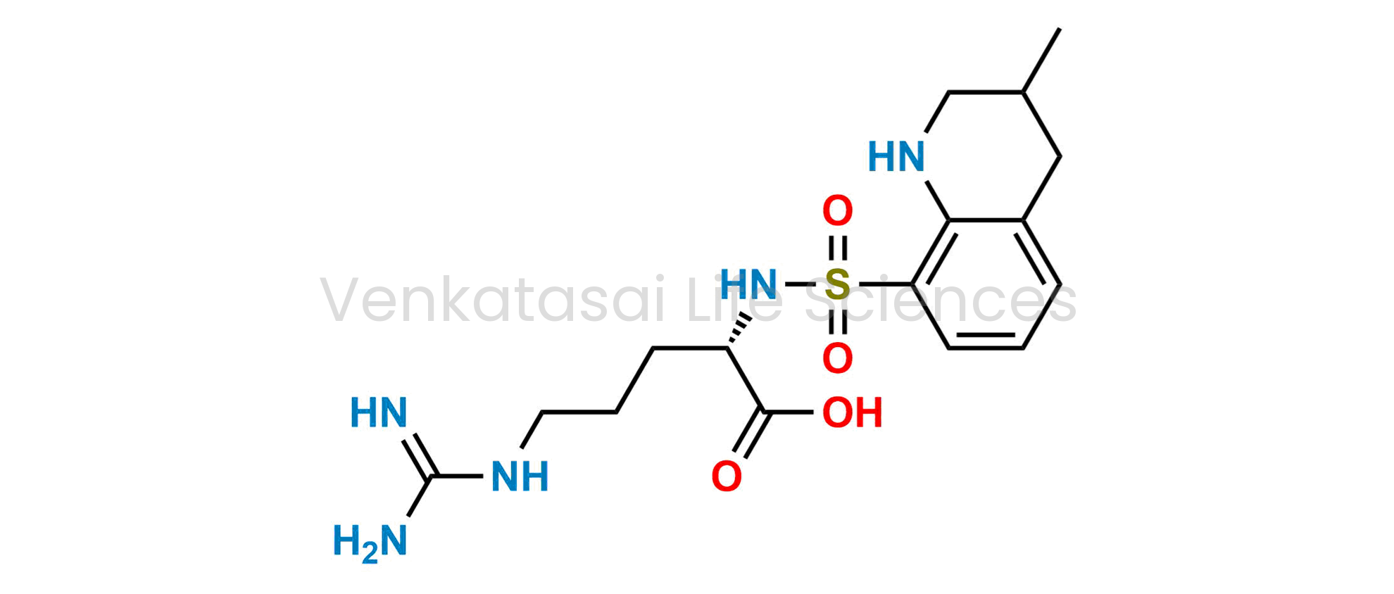 ((3-methyl-1,2,3,4-tetrahydroquinolin-8-yl)sulfonyl)-L-arginine