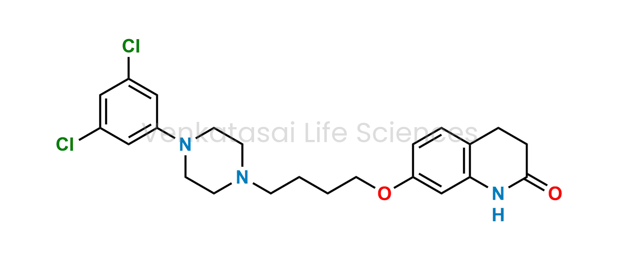 7-[4-{4-(3,5-dichlorophenyl)-1-piperazinyl} butoxy]-3,4-Dihydro 2(1H)- quinolinone