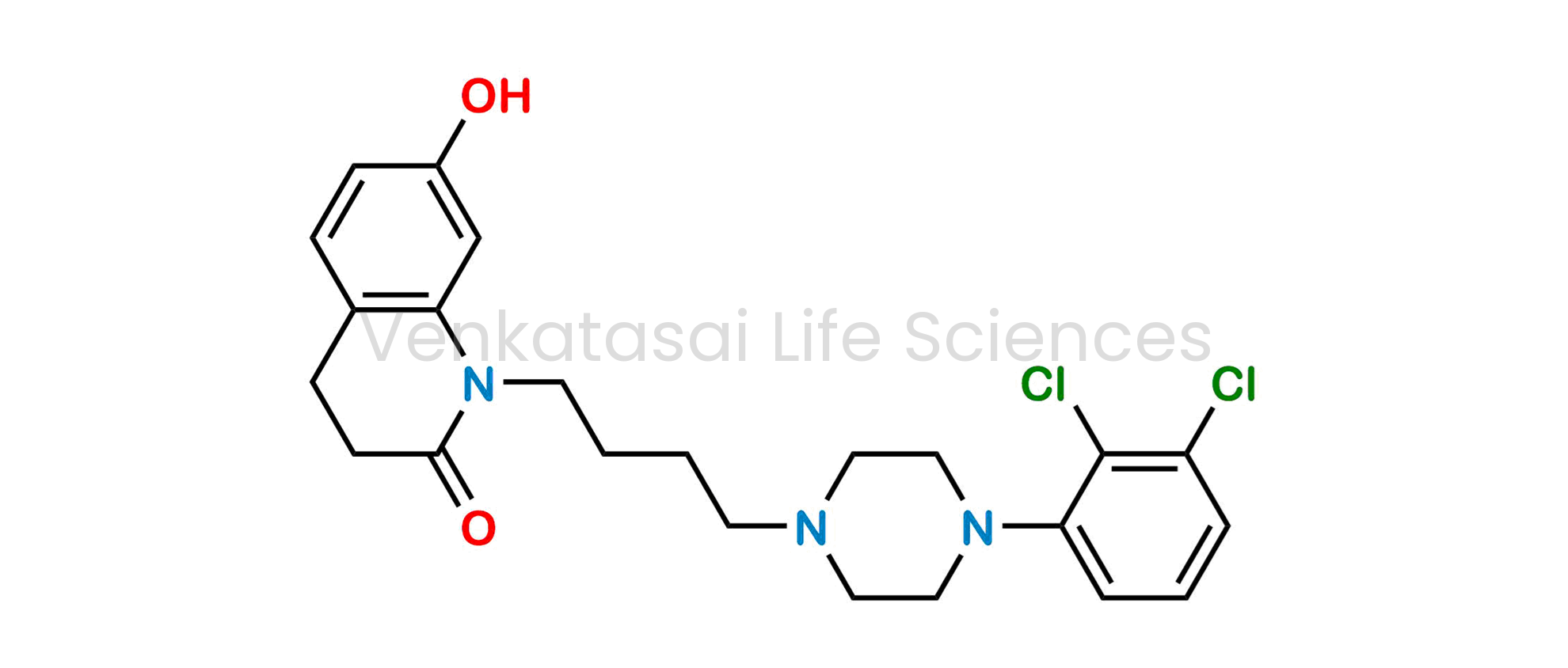 1-(4-(4-(2,3-Dichlorophenyl)piperazin-1-yl)butyl)-7-hydroxy-3,4-dihydro quinolin-2(1H)-one