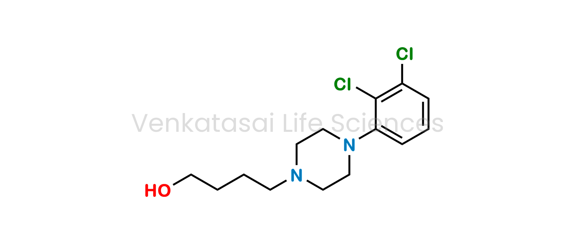 1-?Piperazinebutanol, 4-?(2,?3-?dichlorophenyl)?-; 4-(2,3-Dichlorophenyl)-1-piperazinebutanol; 4-[4-(2,3-Dichlorophenyl)piperazin-1-yl]butan-1-ol;