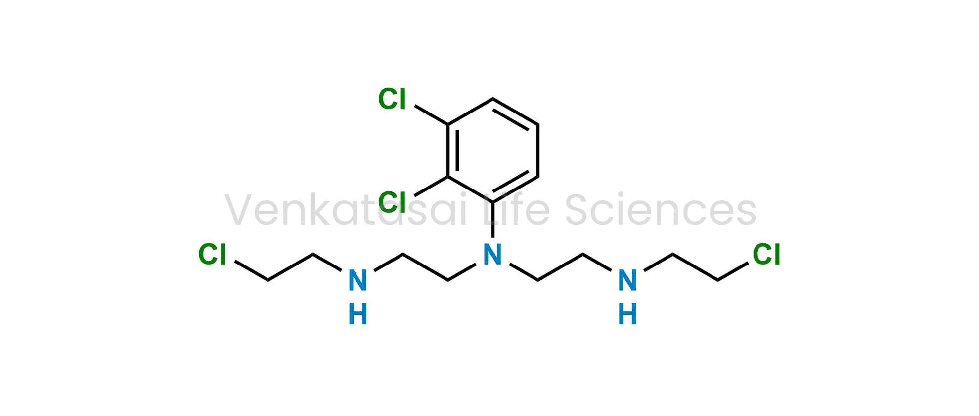 N1-(2-chloroethyl)-N2-(2-((2-chloroethyl)amino)ethyl)-N2-(2,3-dichlorophenyl)ethane-1,2-diamine