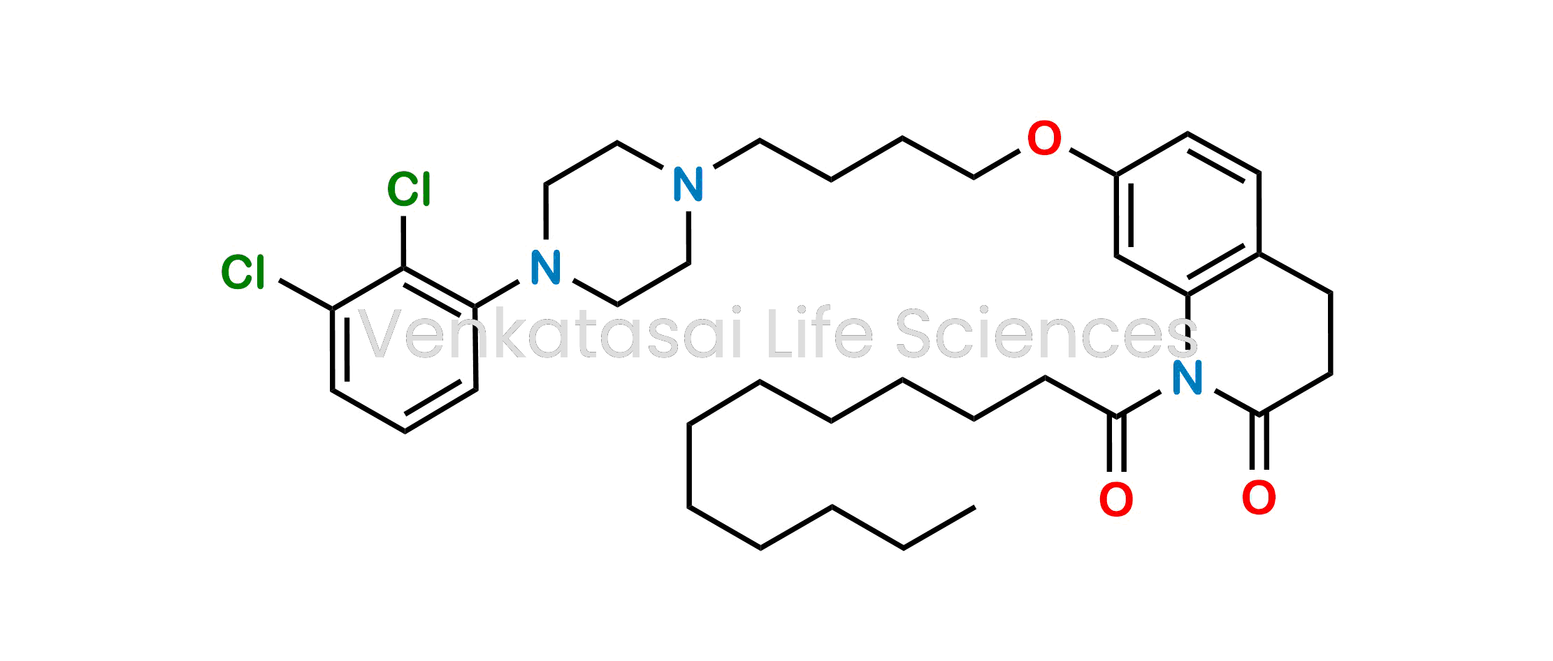 7-(4-(4-(2,3-Dichlorophenyl)piperazin-1-yl)butoxy)-1-dodecanoyl-3,4-dihydroquinolin-2(1H)-one