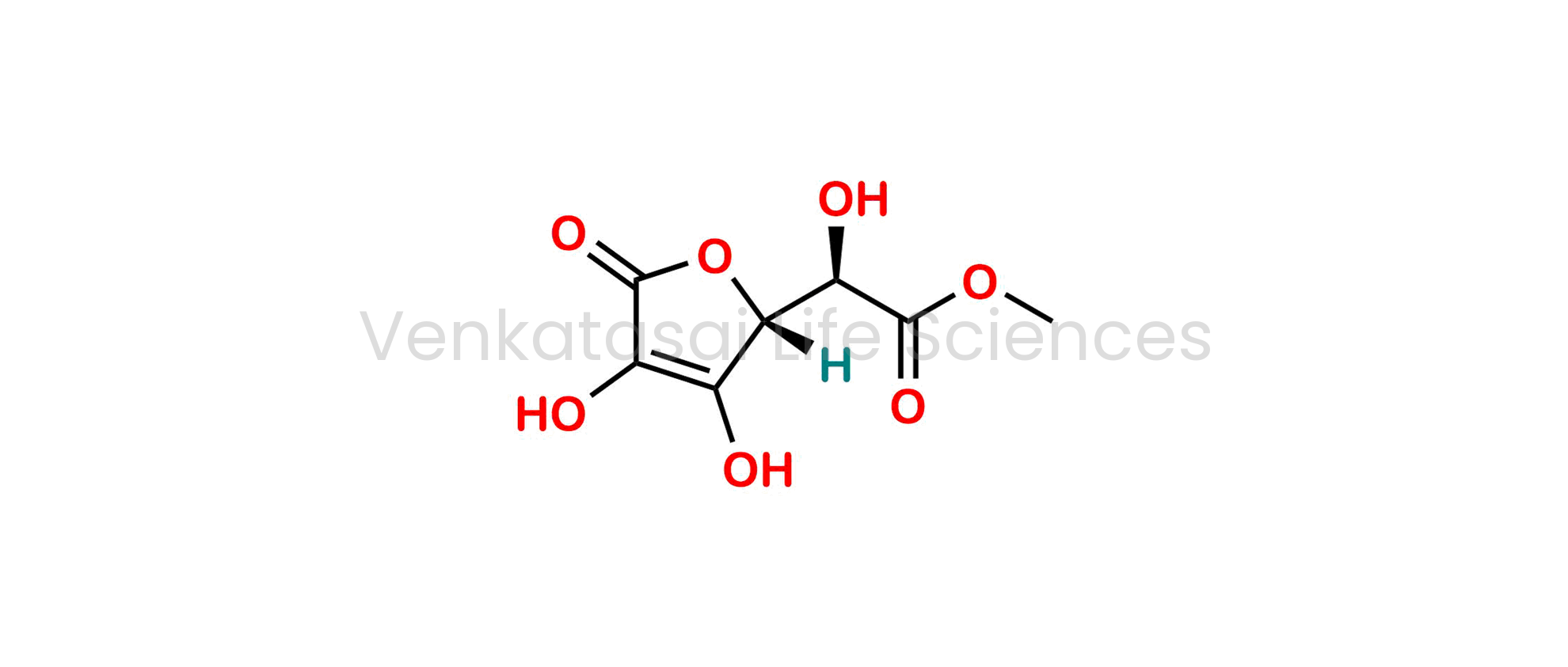 methyl (R)-2-((R)-3,4-dihydroxy-5-oxo-2,5-dihydrofuran-2-yl)-2-hydroxyacetate ; L-threo-Hex-?2-?enaric acid 1,?4-Lactone 6-Methyl Ester ;