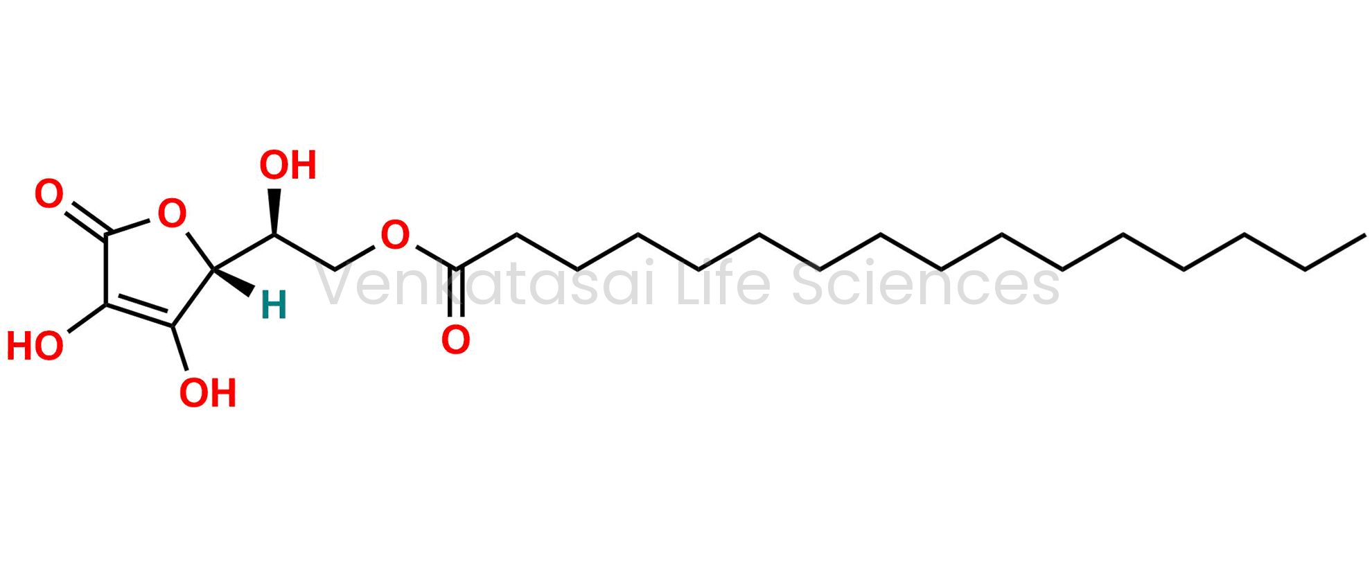 (S)-2-((R)-3,4-dihydroxy-5-oxo-2,5-dihydrofuran-2-yl)-2-hydroxyethyl palmitate