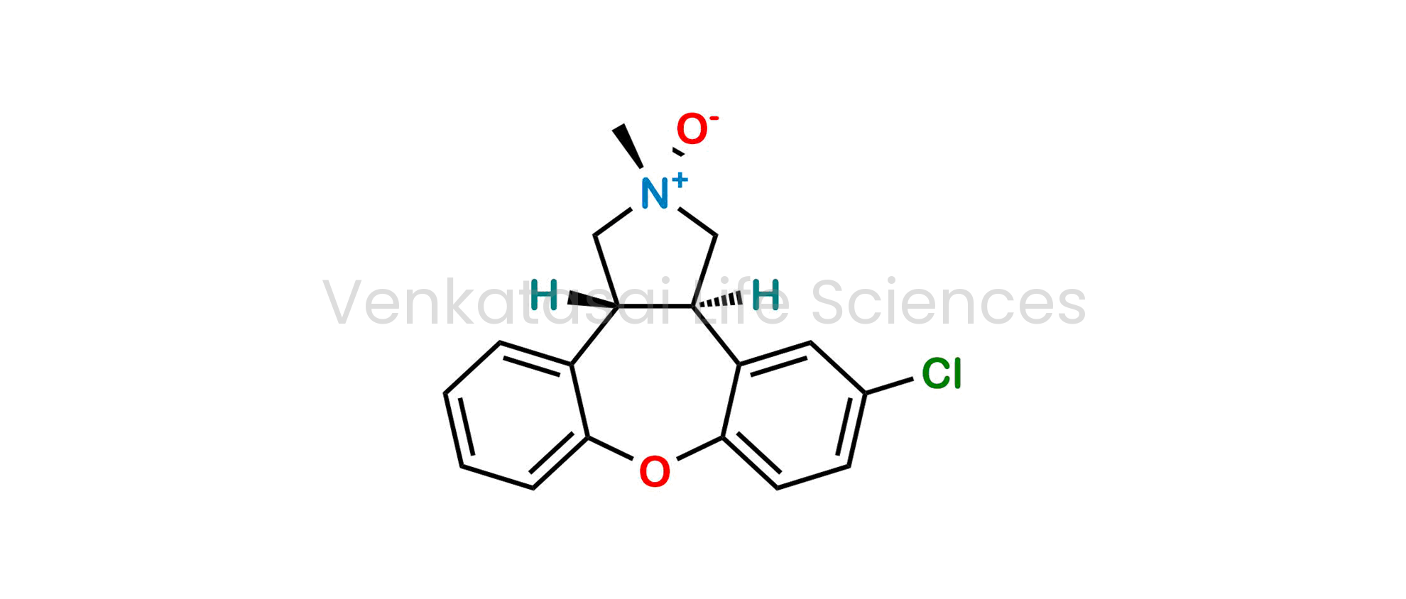 (3aR-trans)-5-Chloro-2,3,3a,12b-tetrahydro-2-methyl-1H-dibenz[2,3:6,7]oxepino[4,5-c] pyrrole 2-Oxide