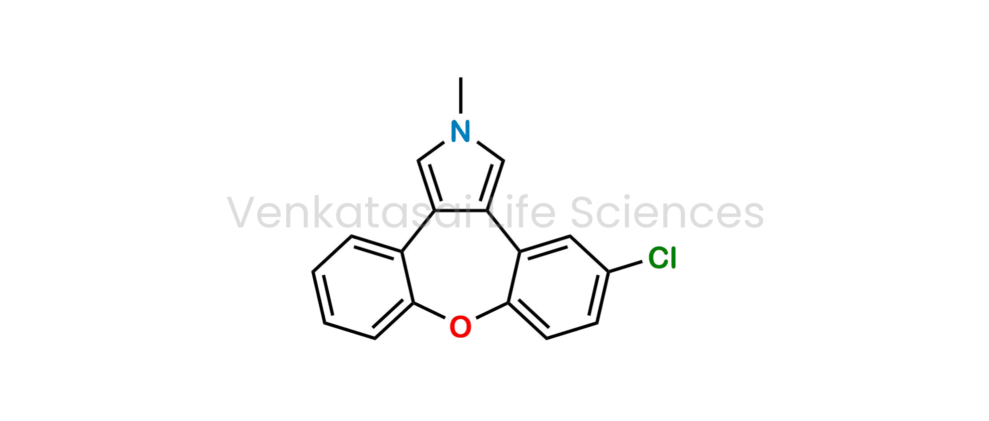 5-Chloro-2-methyl-2H-dibenz[2,3:6,7]oxepino[4,5-c]pyrrole