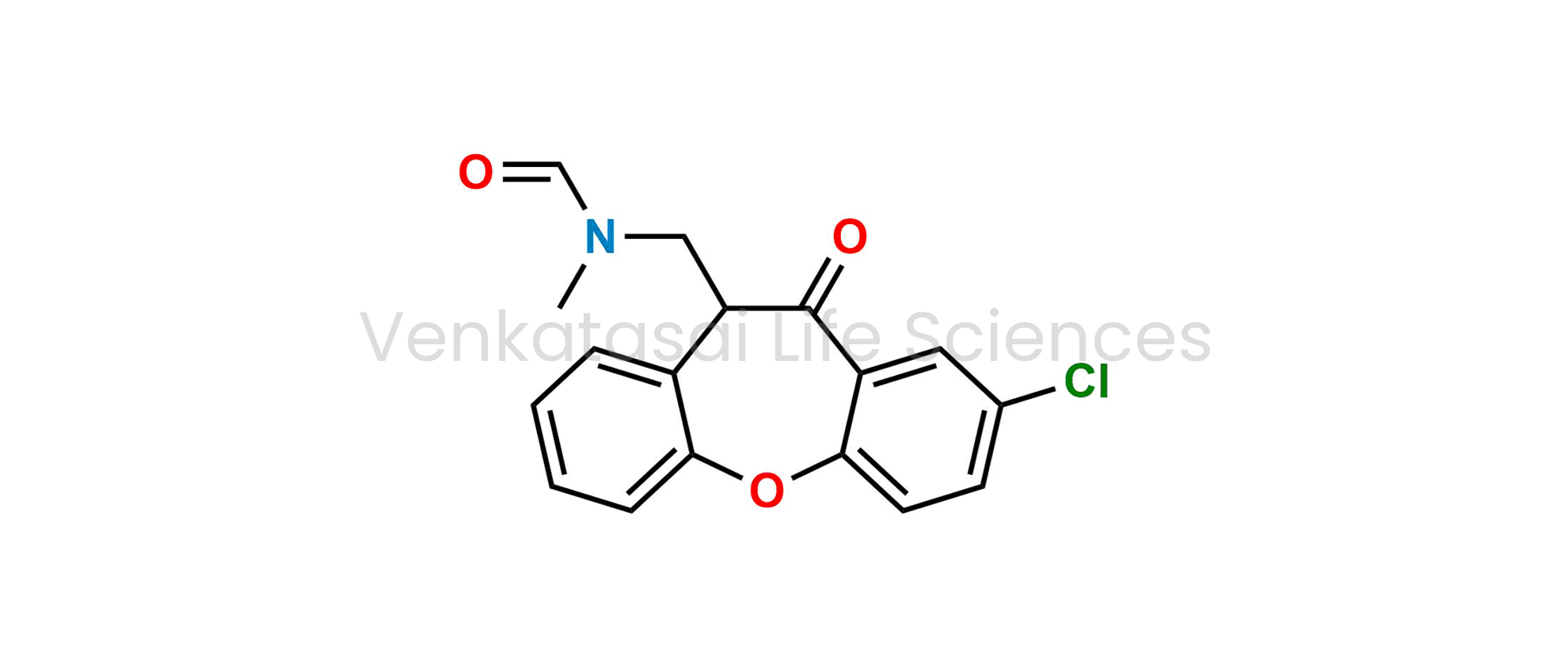 N-((2-chloro-11-oxo-10,11-dihydrodibenzo[b,f]oxepin-10-yl)methyl)-N-methylformamide