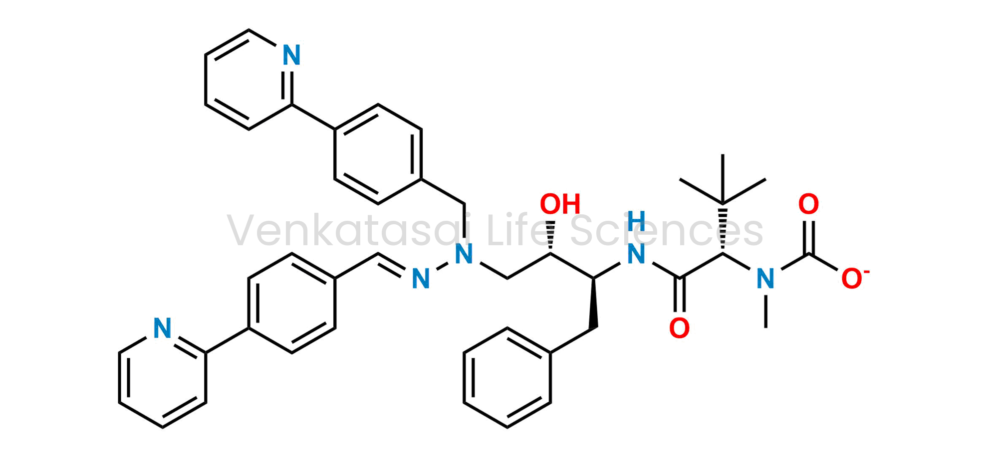 ((S)-1-(((2S,3S)-3-hydroxy-1-phenyl-4-(1-(4-(pyridin-2-yl)benzyl)-2-((E)-4-(pyridin-2-yl)benzylidene)hydrazinyl)butan-2-yl)amino)-3,3-dimethyl-1-oxobutan-2-yl)(methyl)carbamate