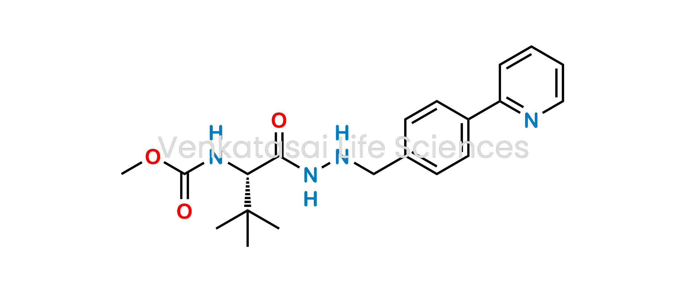 L-Valine,?N-(methoxycarbonyl)-3-methyl-, 2-[[4-(2-pyridinyl)phenyl]methyl]hydrazide
