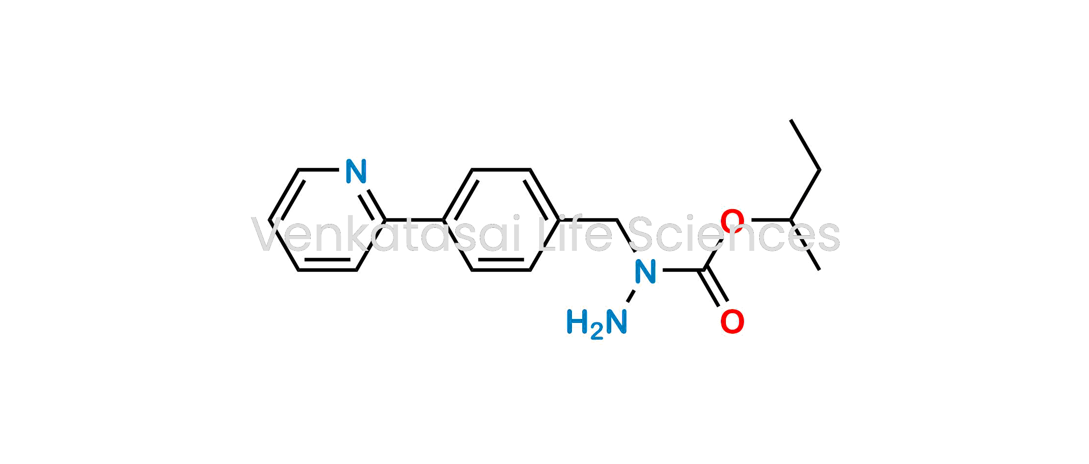 N'-(4- Pyridin-2-yl-benzyl)-hydrazinecarboxylic acid sec-butyl ester