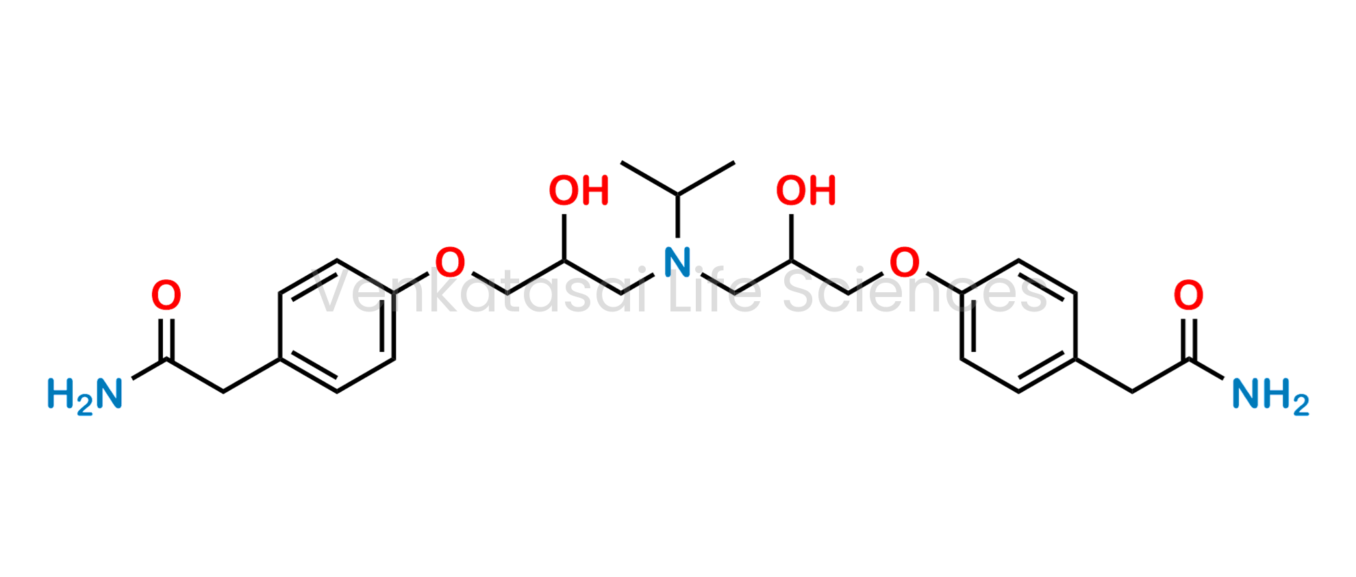 2,2'-[(1-Methylethyl)iminobis(2-hydroxypropan-3,1-diyloxy-4,1-phenylene)]diacetamide
