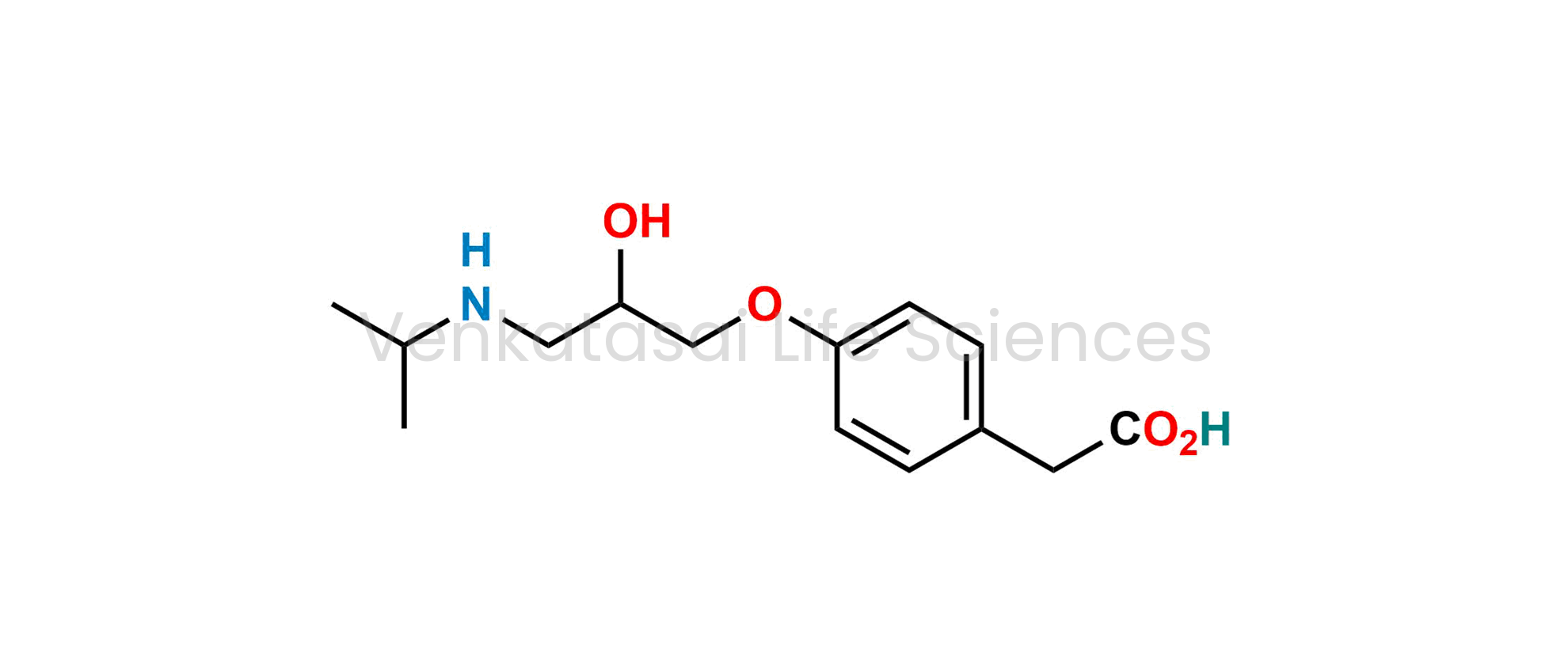 2-(4-(2-hydroxy-3-(isopropylamino)propoxy)phenyl)acetic acid