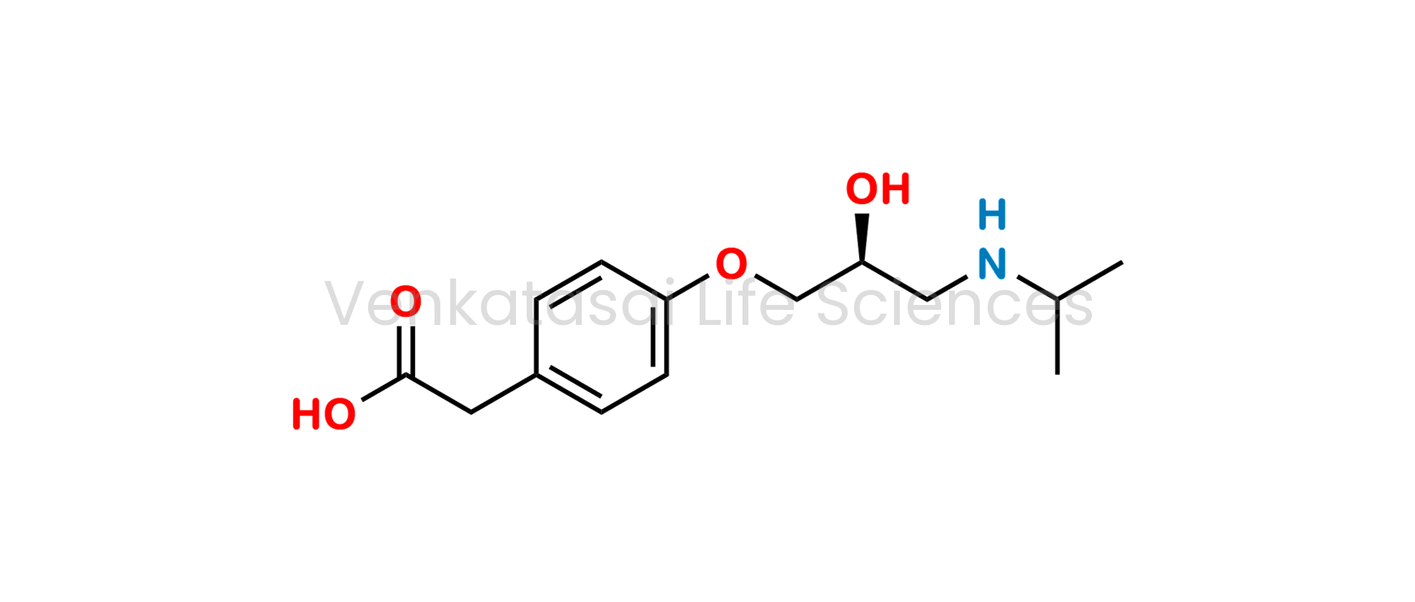 (-)-2-[4-[(2S)-2-Hydroxy-3-[(1-methylethyl)amino]propoxy] phenyl] acetamide?