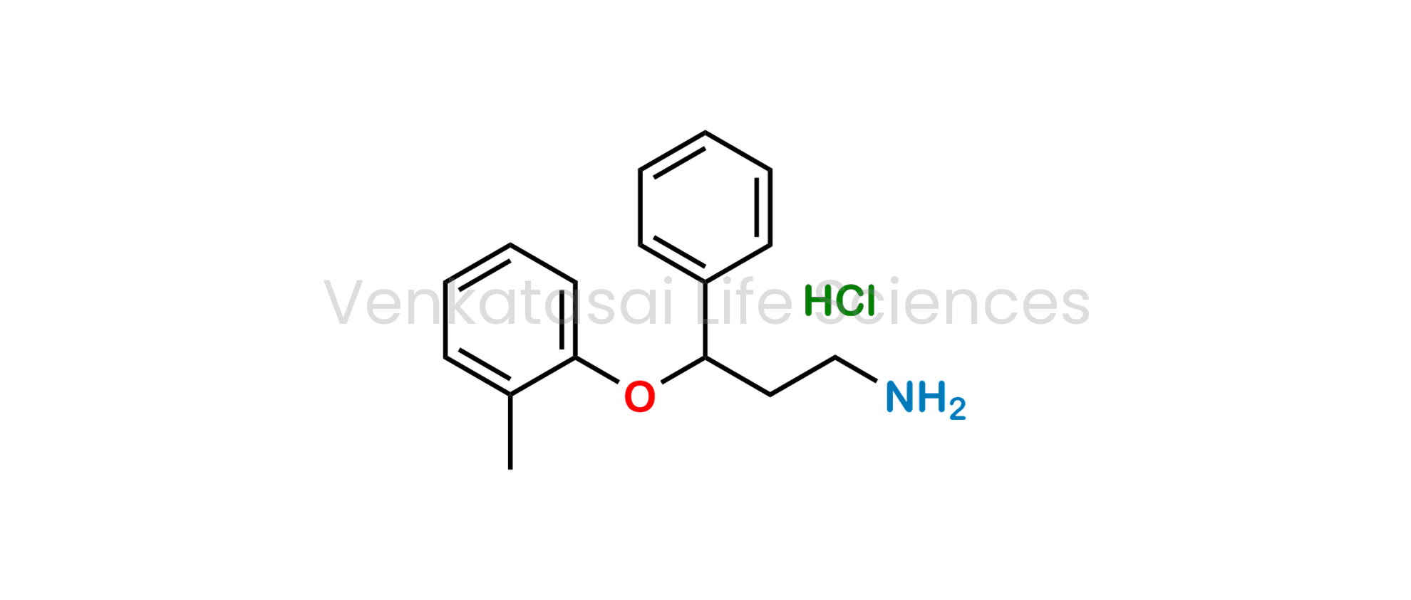 (3RS)-3-(2-Methylphenoxy)-3-phenylpropan-1-amine hydrochloride ;
