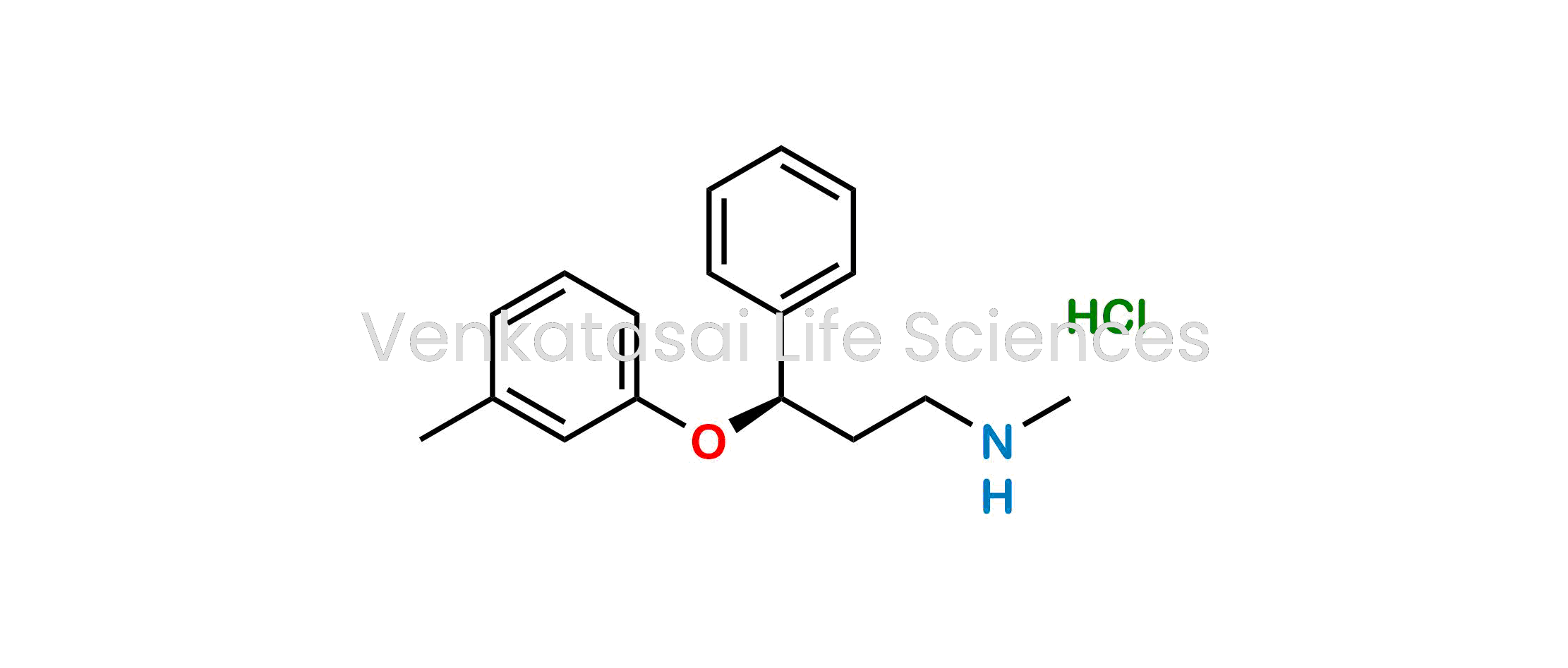 ((R)-N-Methyl-3- phenyl-3-(3- tolyloxy)propan-1- amine hydrochloride)