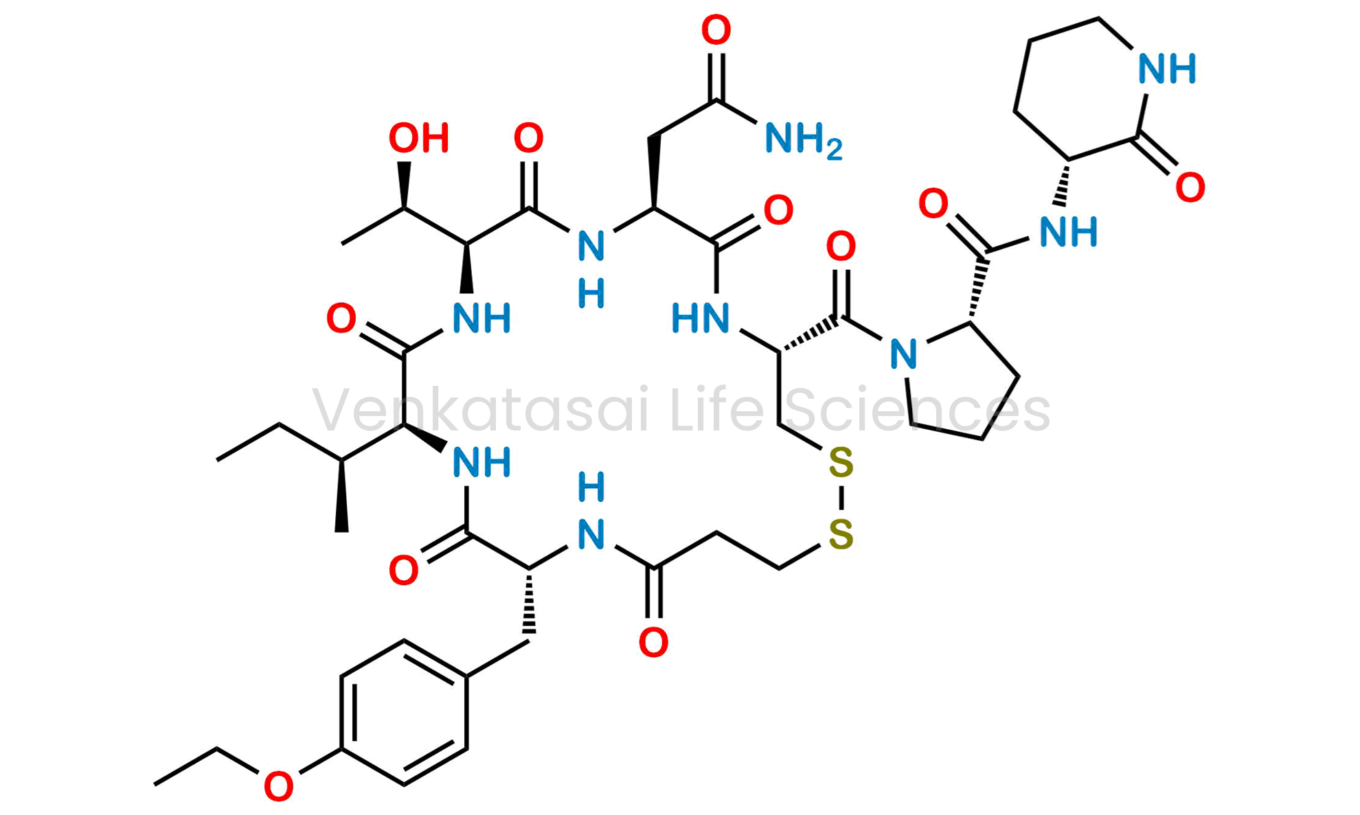 (S)-1-((4R,7S,10S,13S,16R)-7-(2-amino-2-oxoethyl)-13-((S)-sec-butyl)-16-(4-ethoxybenzyl)-10-((R)-1-hydroxyethyl)-6,9,12,15,18-pentaoxo-1,2-dithia-5,8,11,14,17-pentaazacycloicosane-4-carbonyl)-N-((S)-2-oxopiperidin-3-yl)pyrrolidine-2-carboxamide