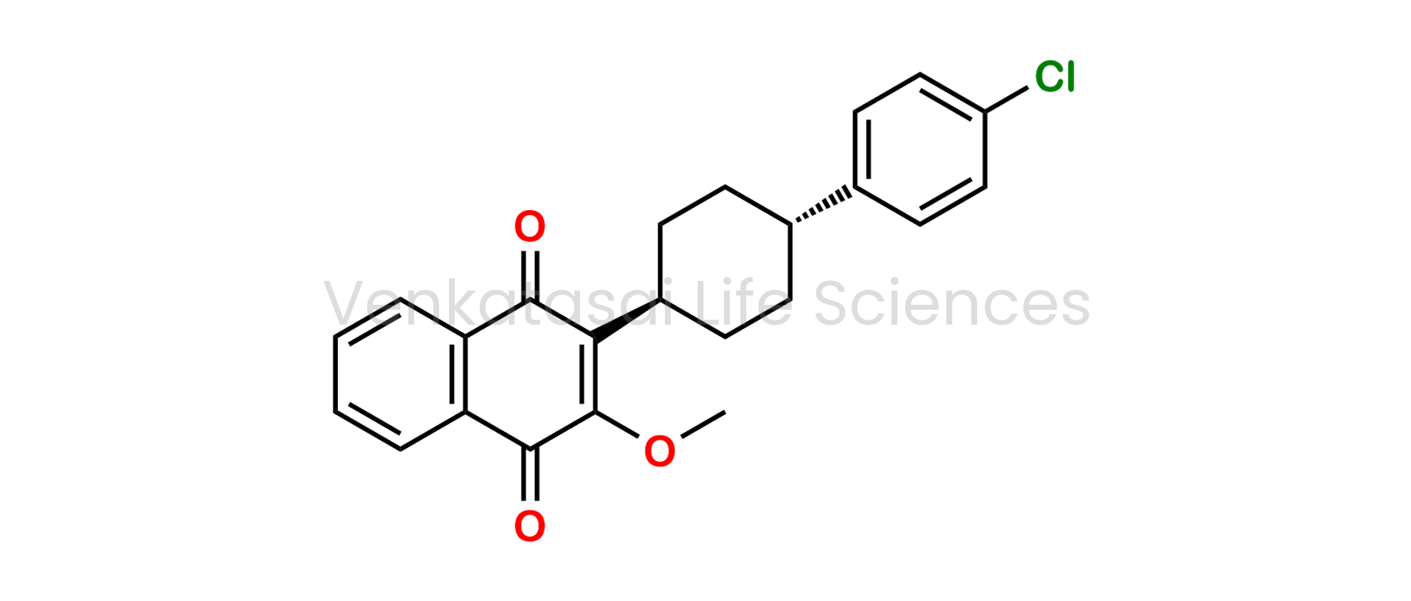 2[trans-4(4chlorophenyl)cyclohexyl]3methoxynaphthalene1,4-dione